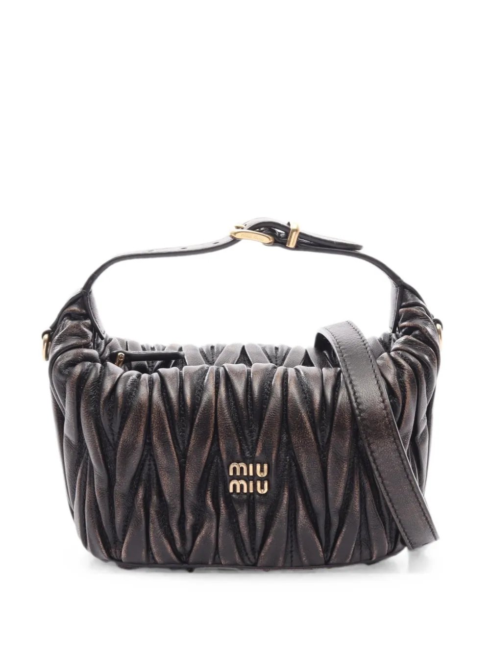 20s Matelassé-leather tote bag