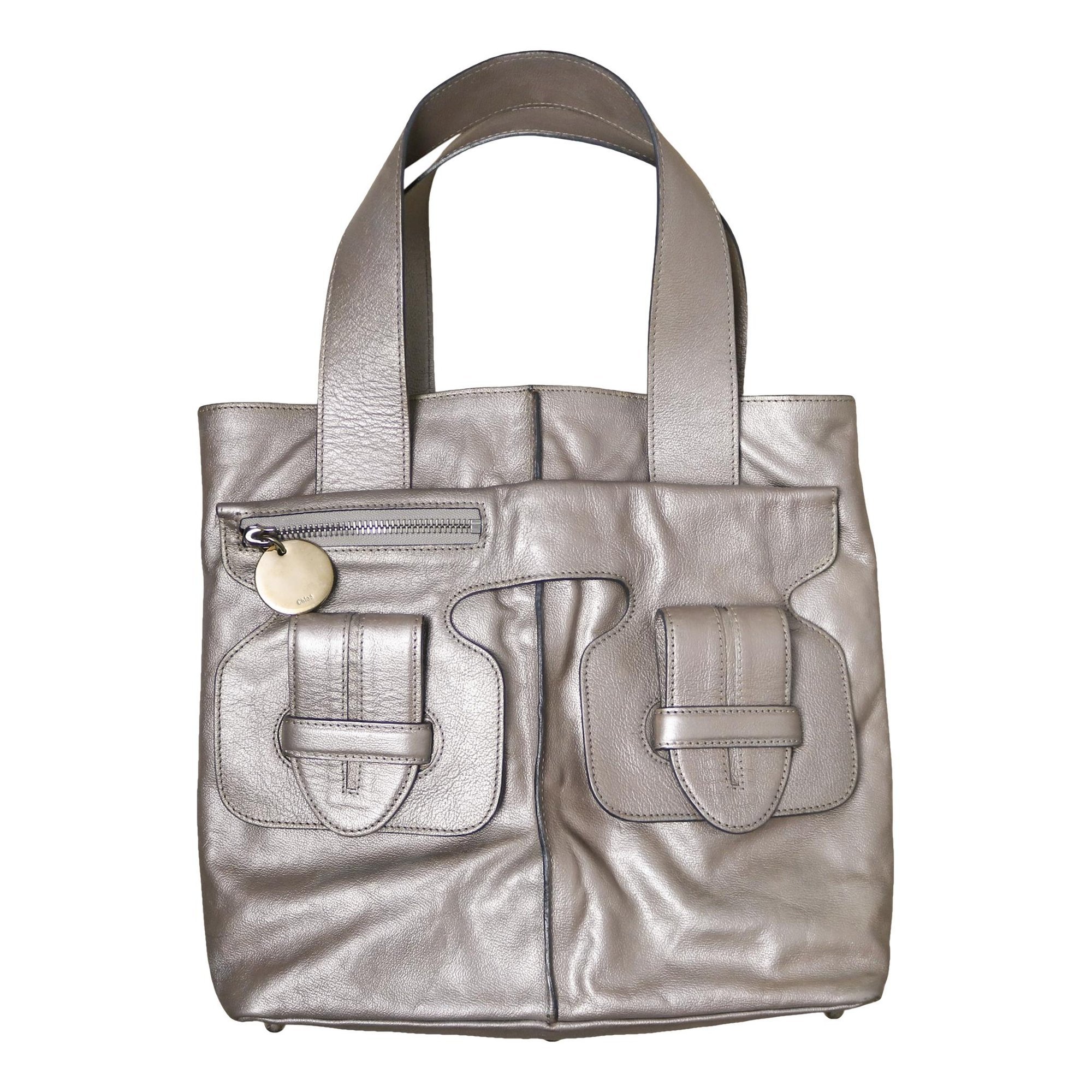 Leather tote