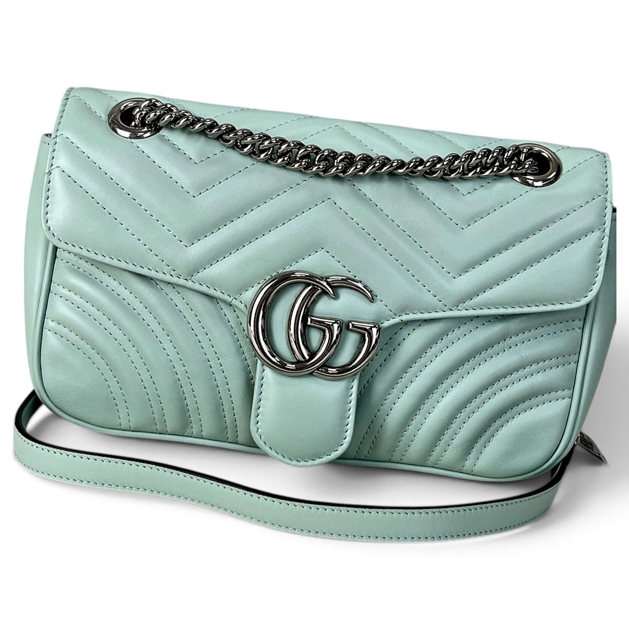 GG Marmont Flap leather handbag