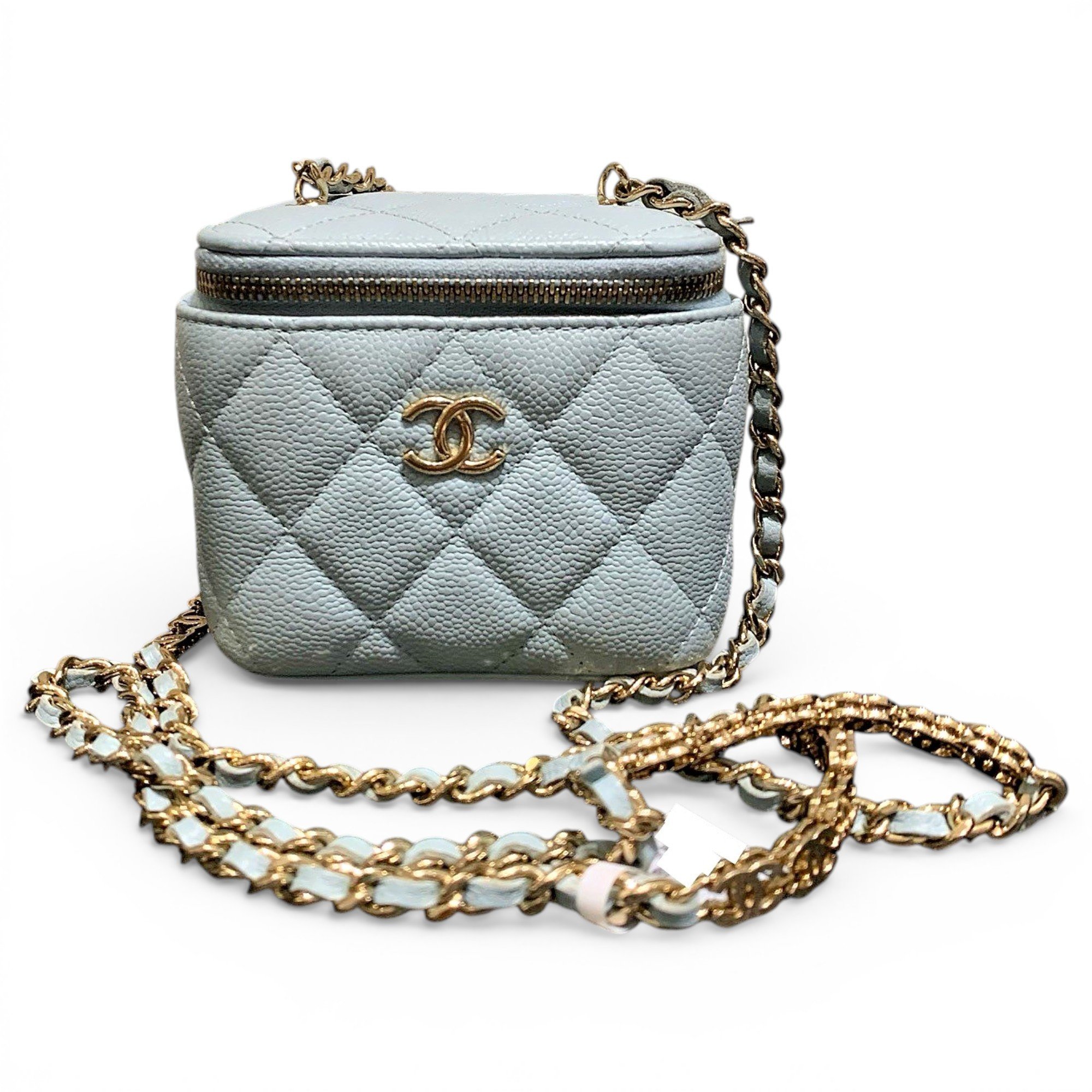 Trendy CC Vanity leather handbag