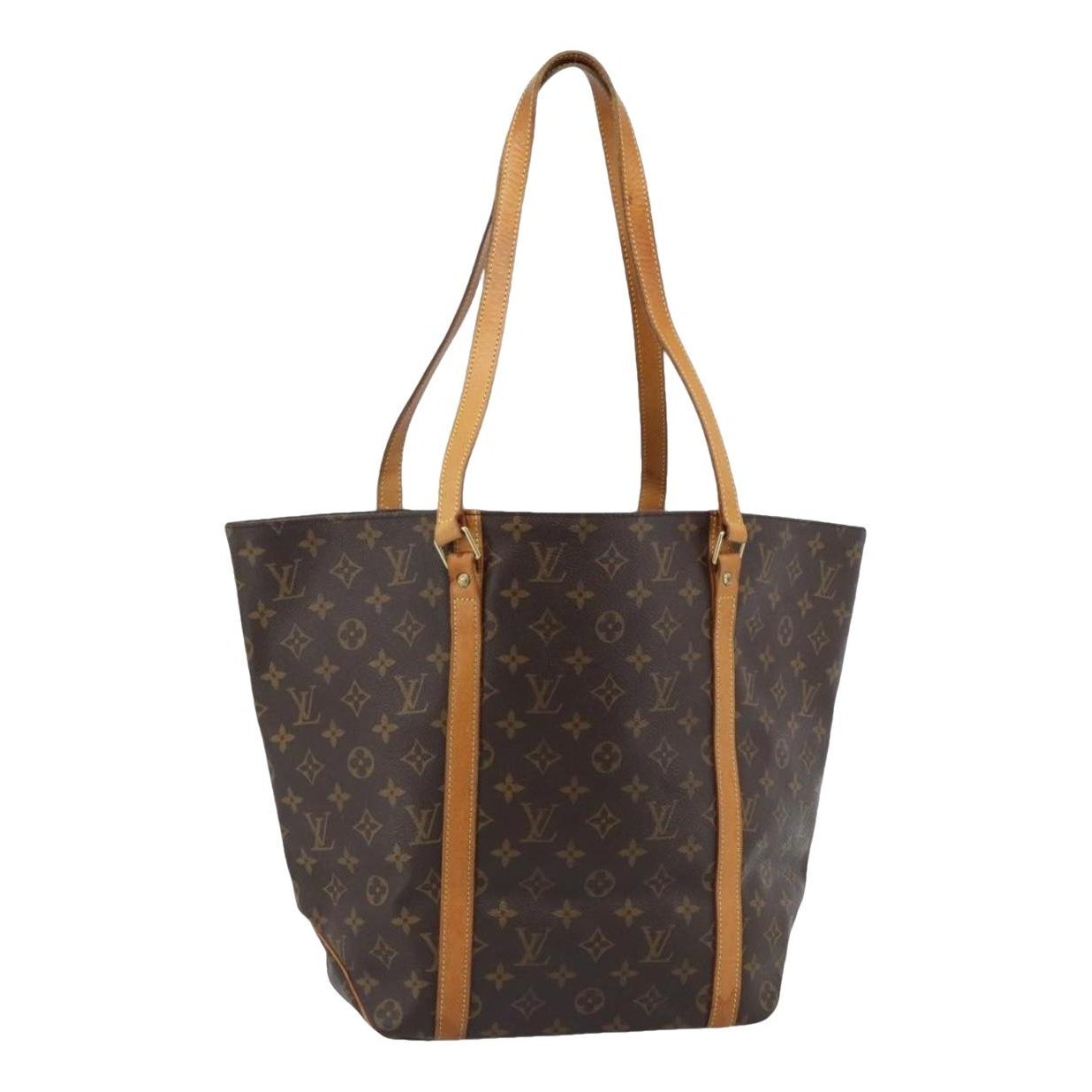Shopping leather tote