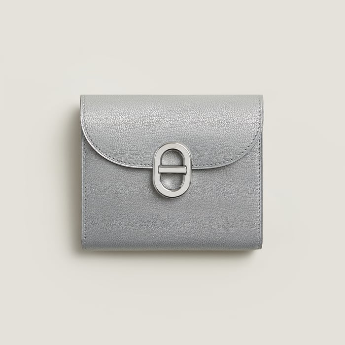 Silver Maillon Compact Wallet