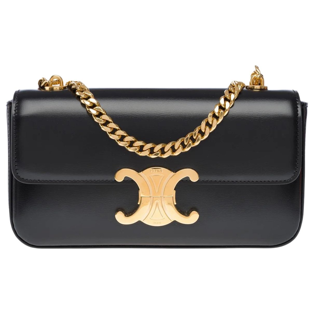 Triomphe leather handbag