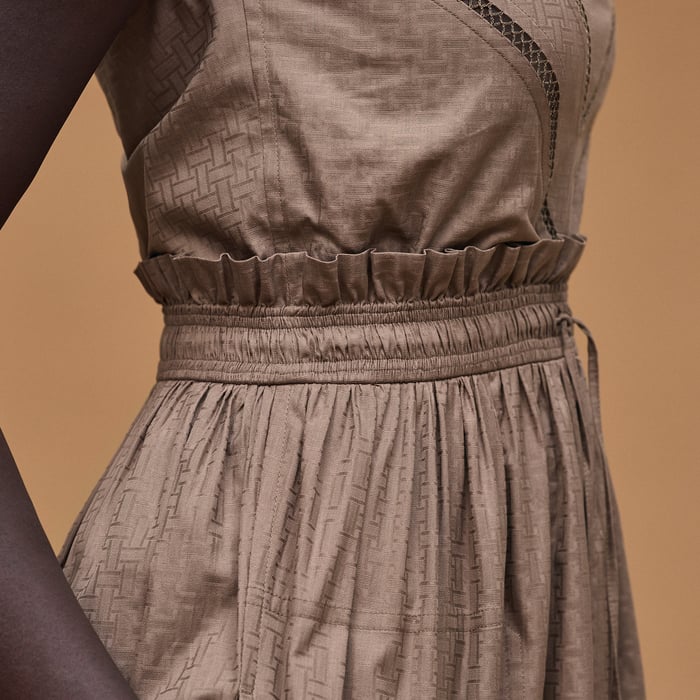 "Mosaique" Pouch Dress