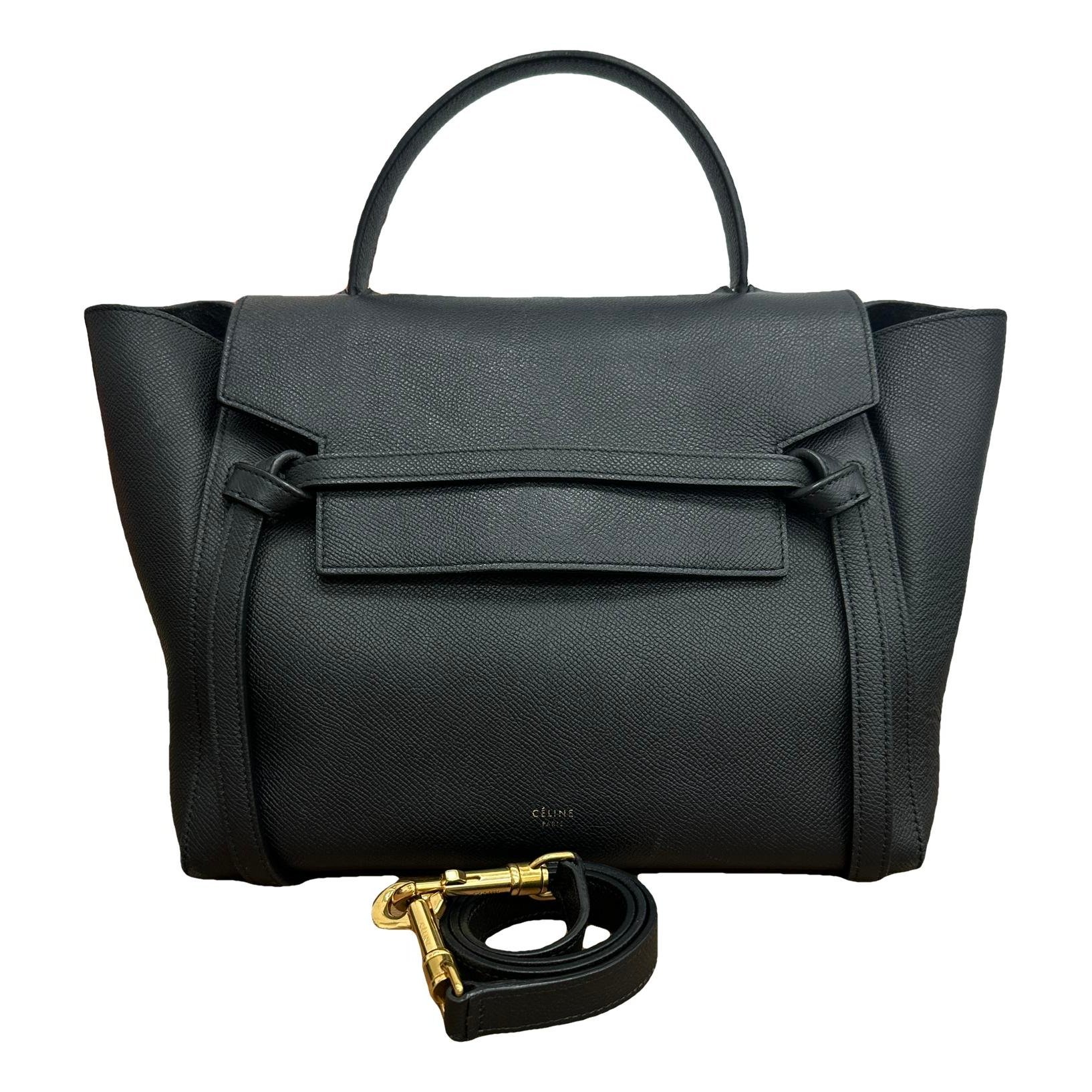 Belt leather handbag