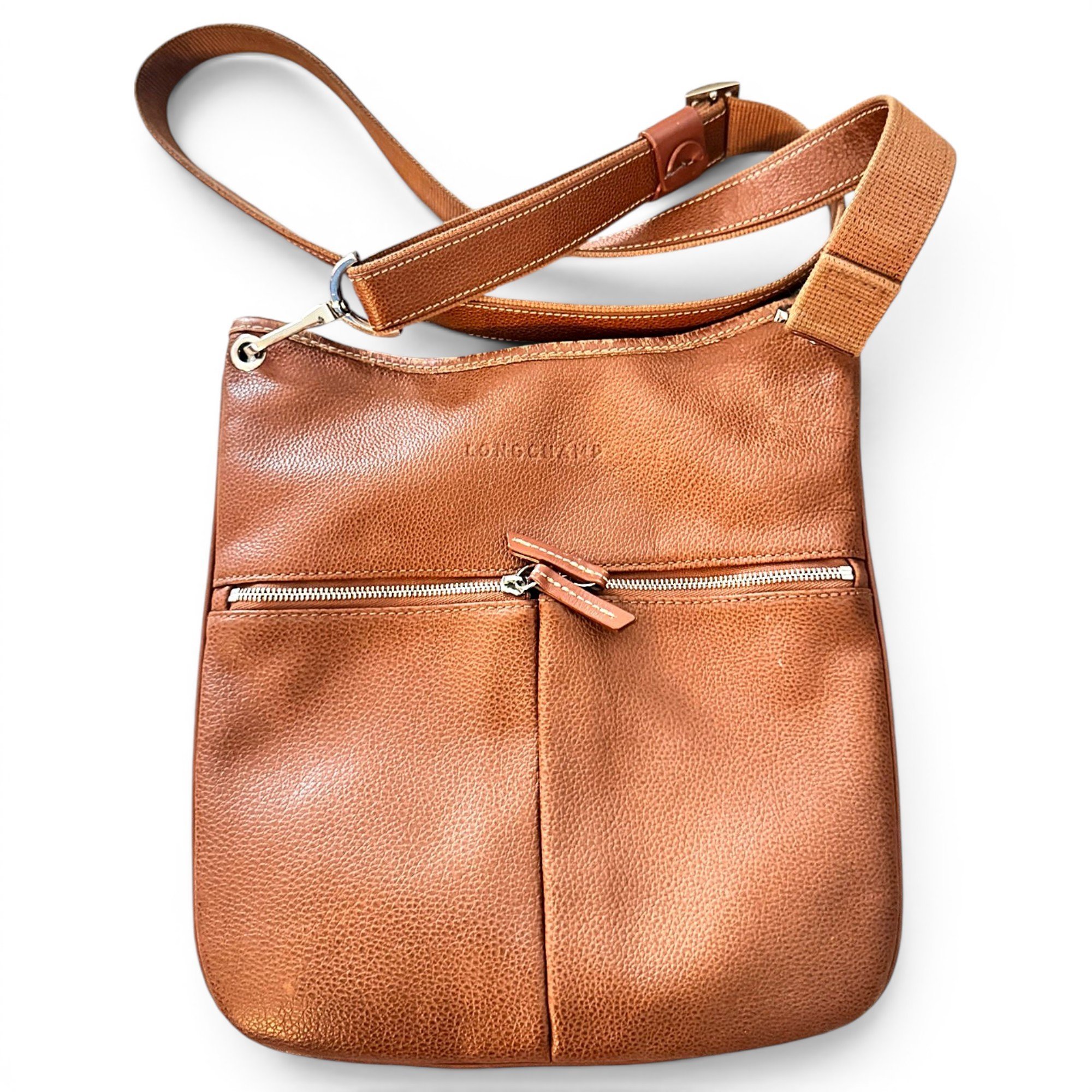 Leather crossbody bag