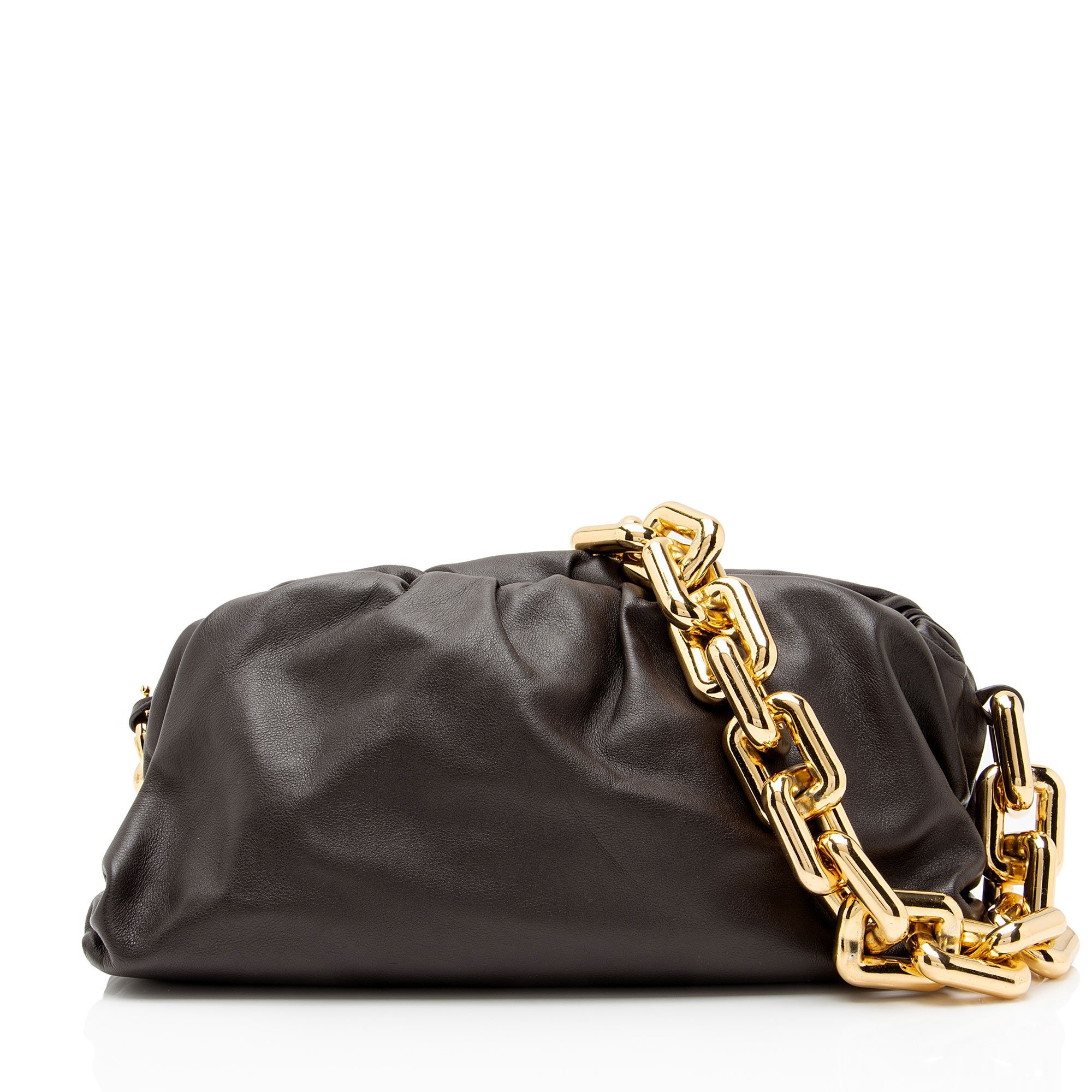 Chain Pouch leather handbag