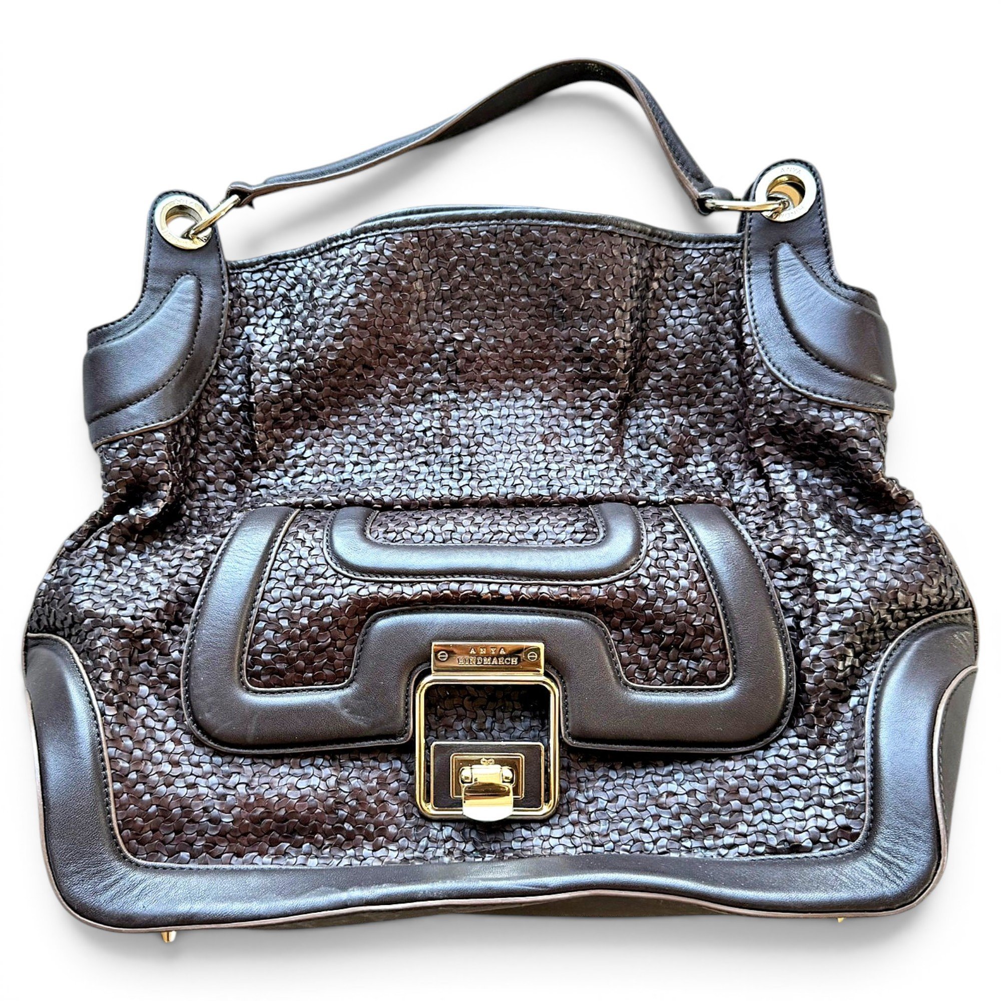 Leather handbag