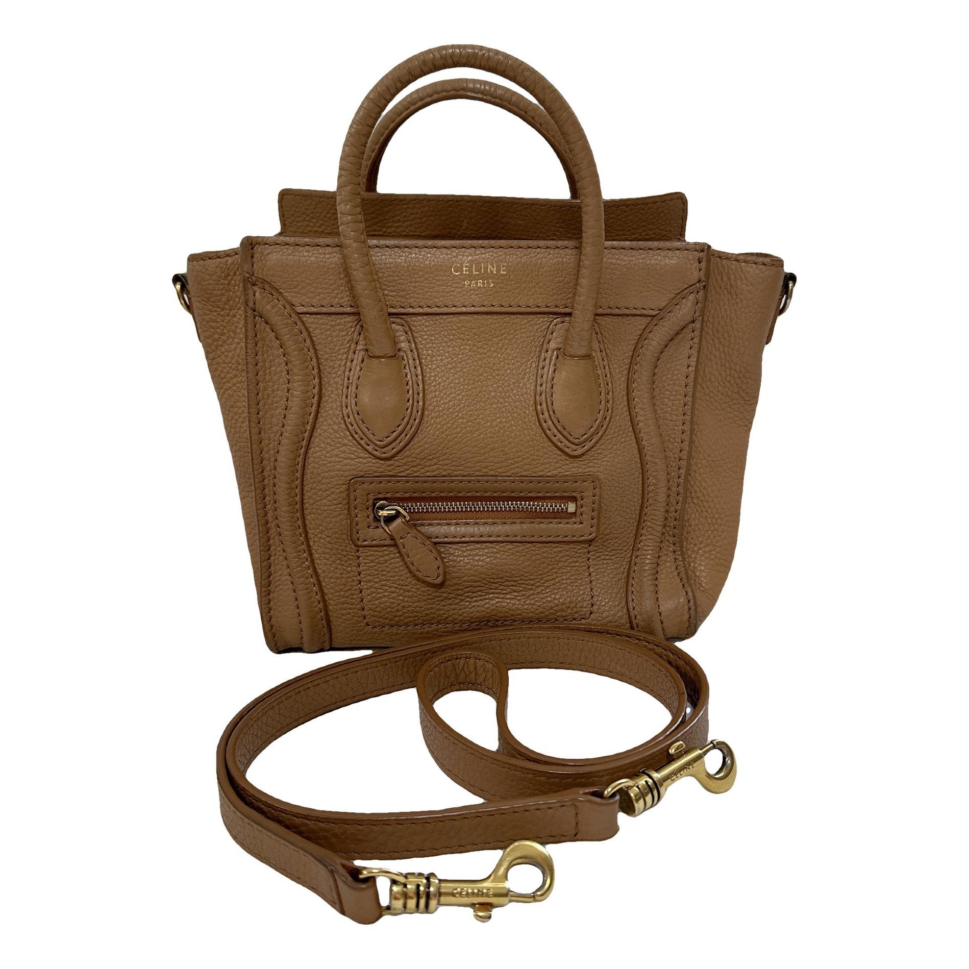 Nano Luggage leather handbag
