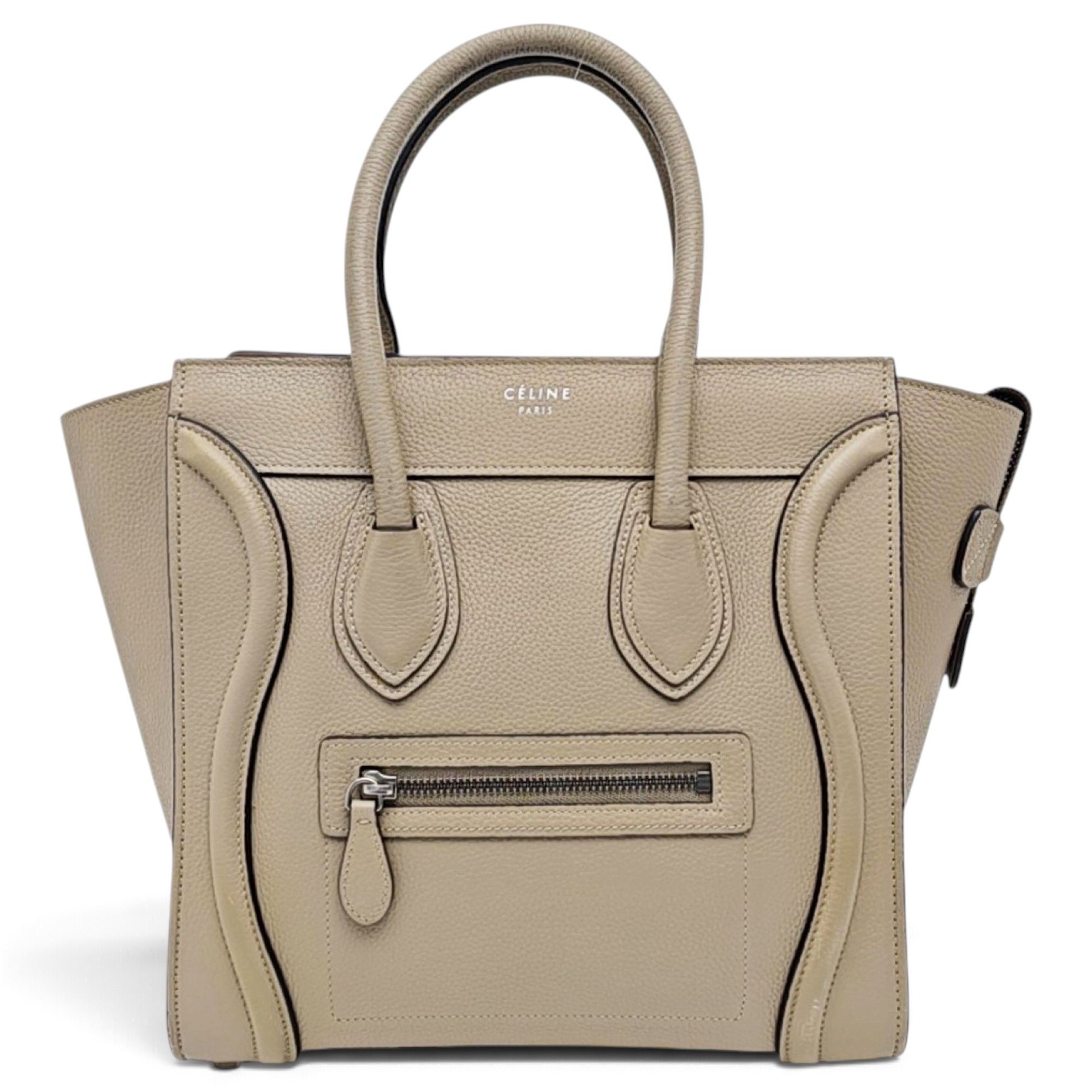 Luggage leather tote