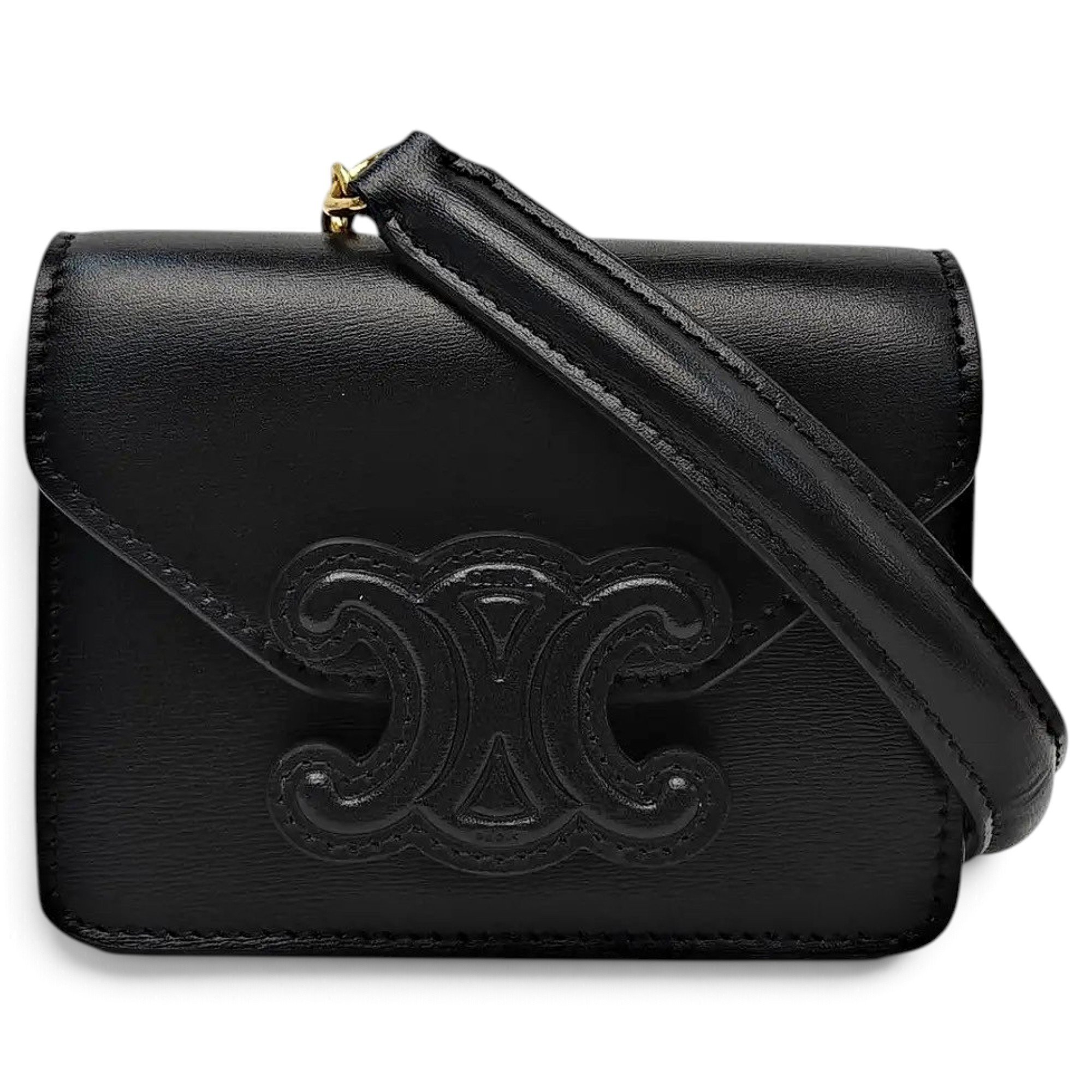 Triomphe leather handbag