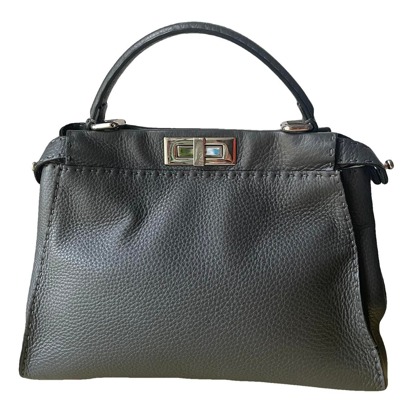 Peekaboo leather handbag