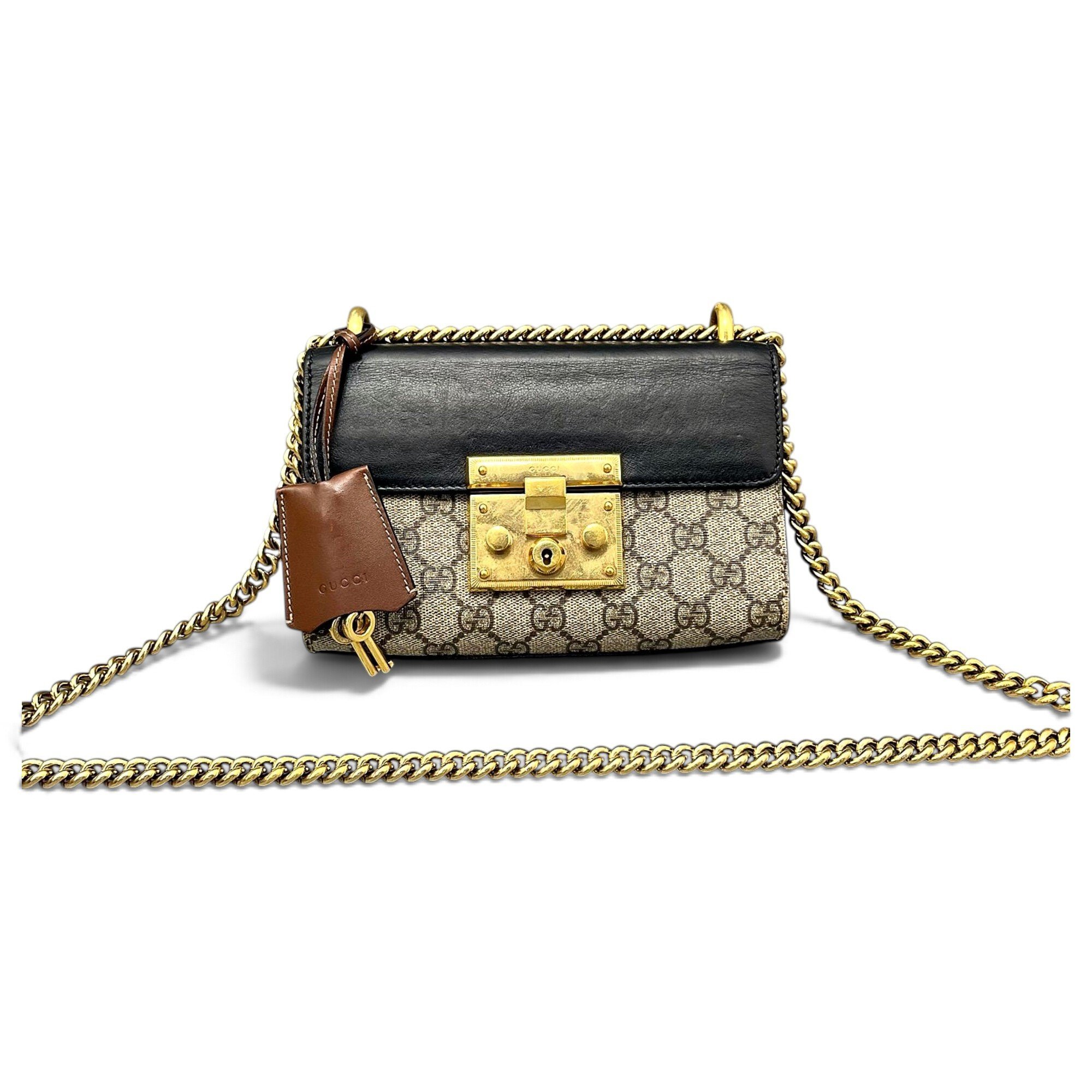 Padlock cloth crossbody bag