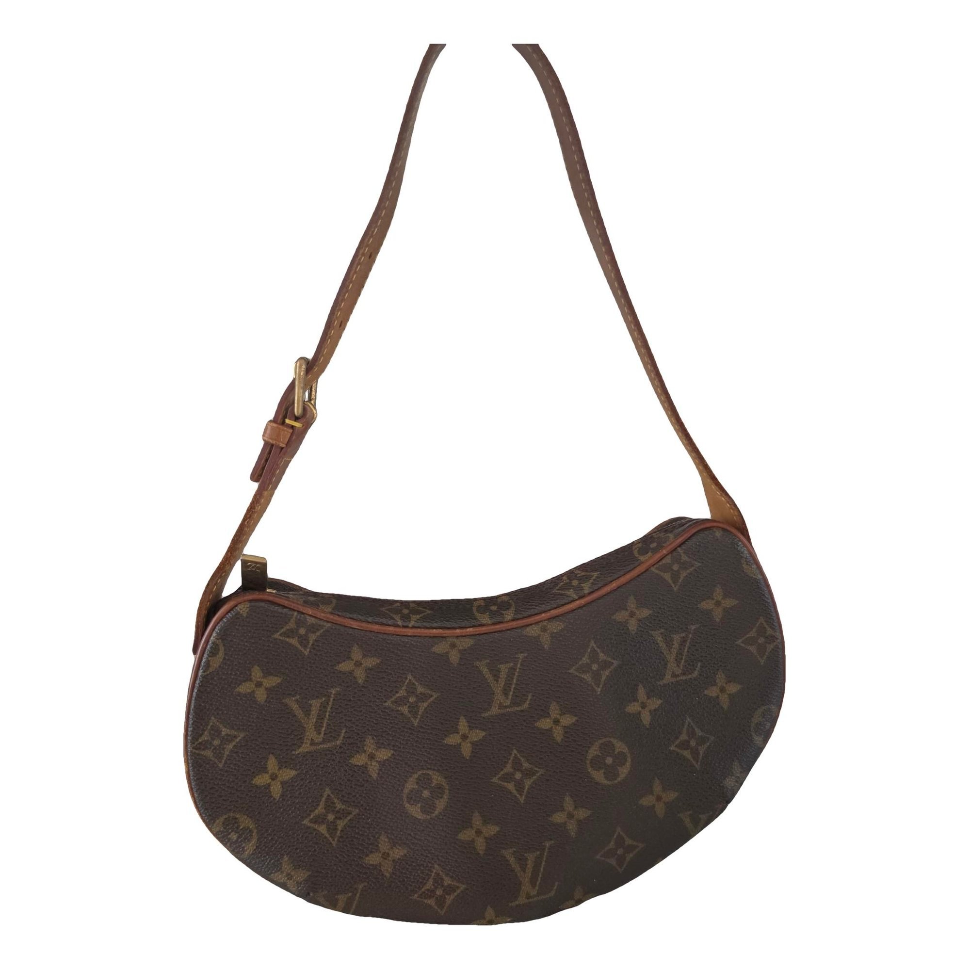 Croissant leather handbag