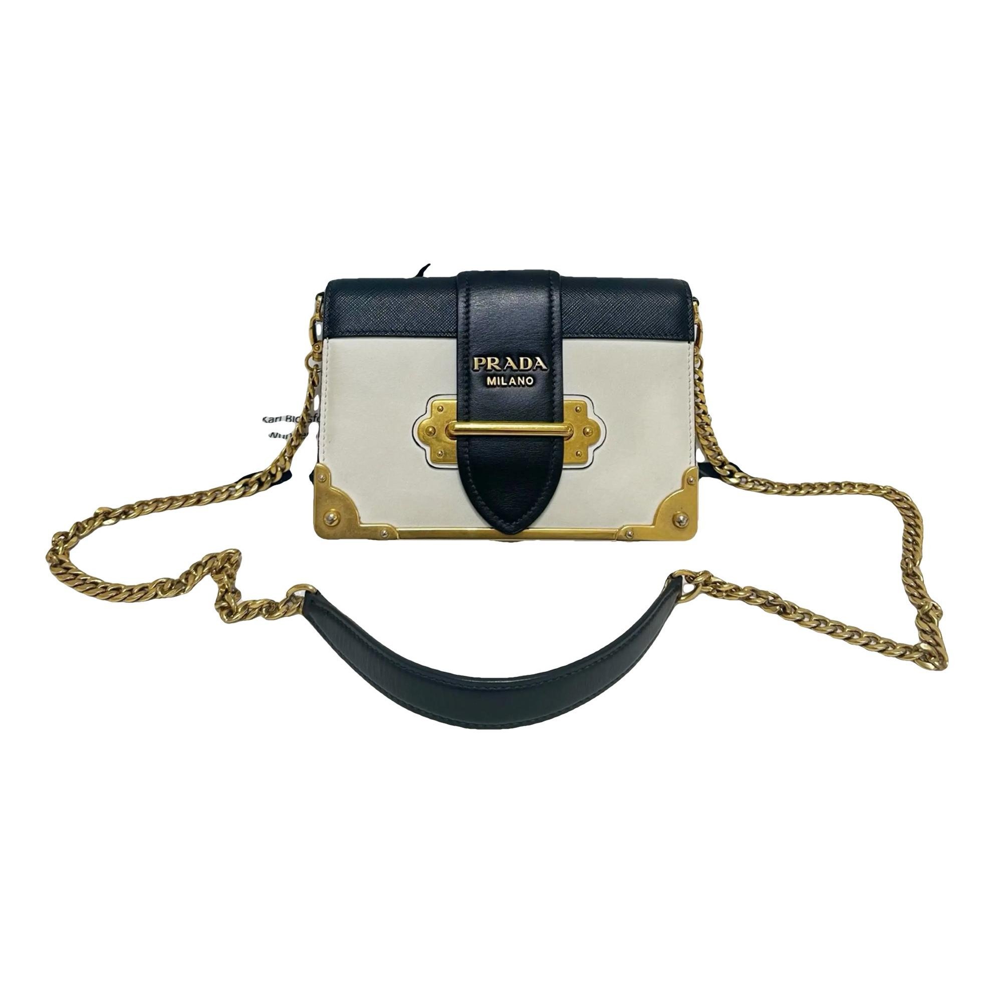Cahier leather crossbody bag