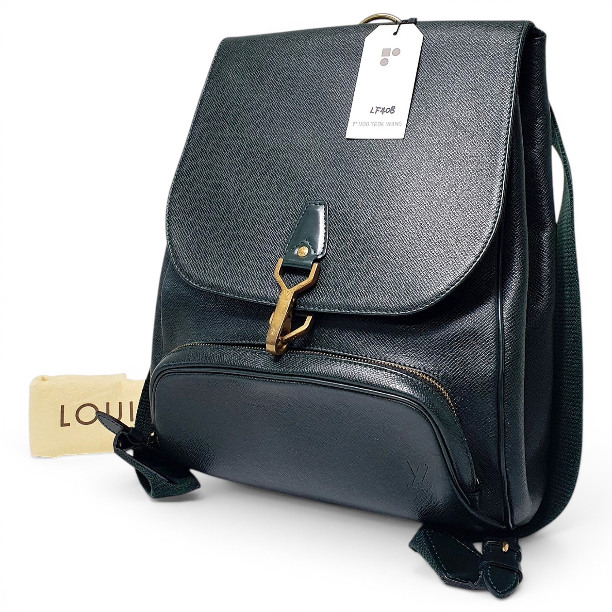 Leather backpack
