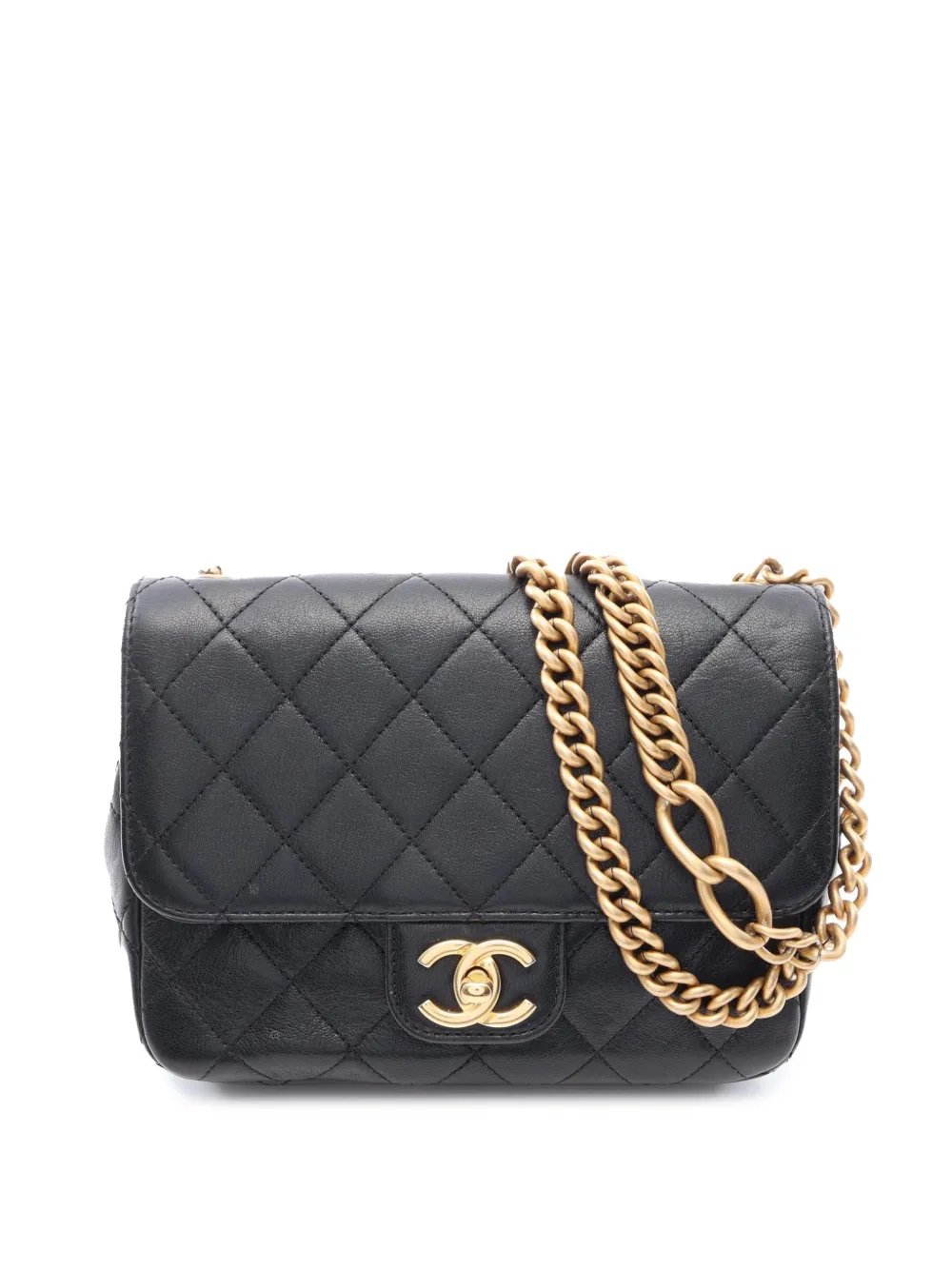 2021-2026 CC Quilted Lambskin Single Flap shoulder bag