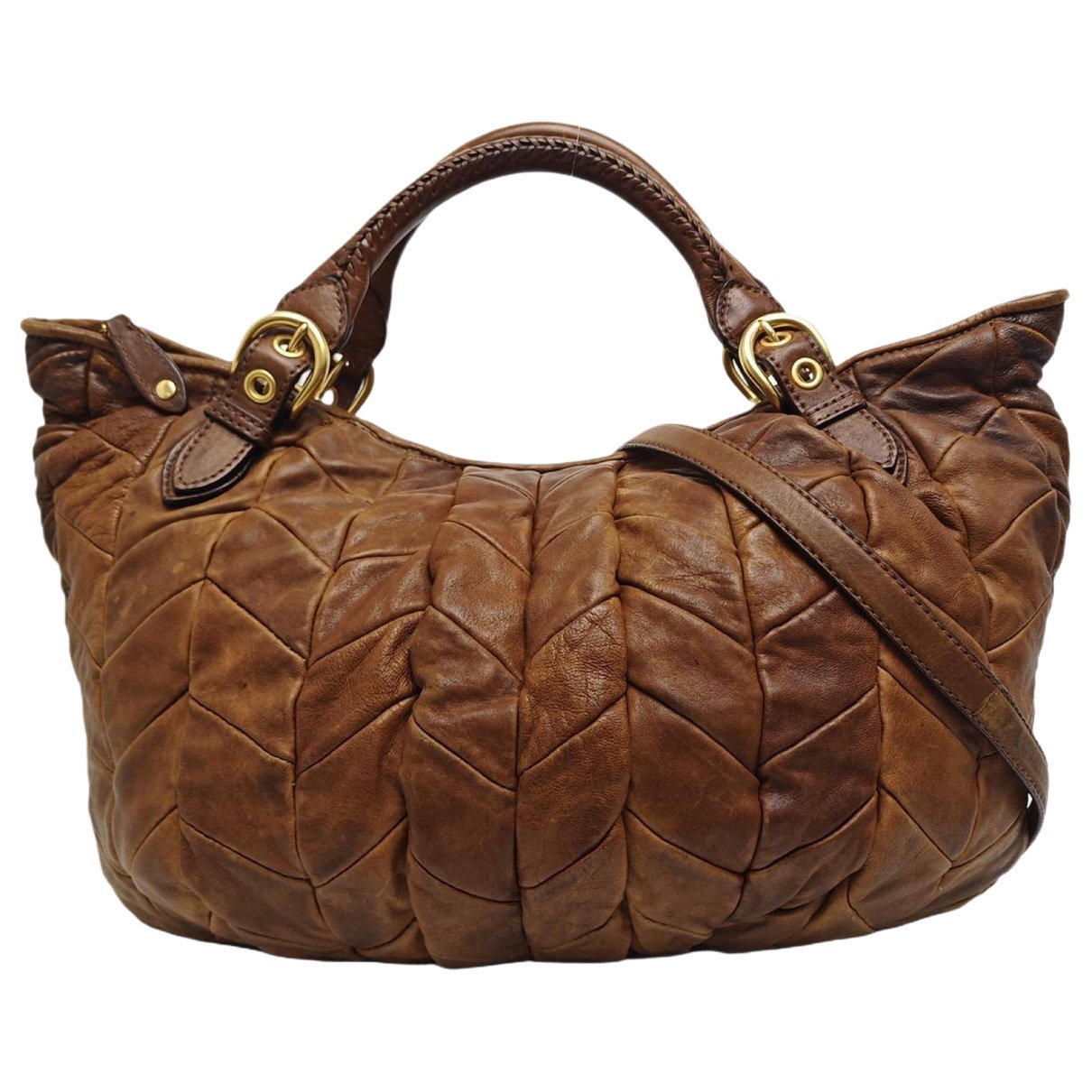 Leather handbag