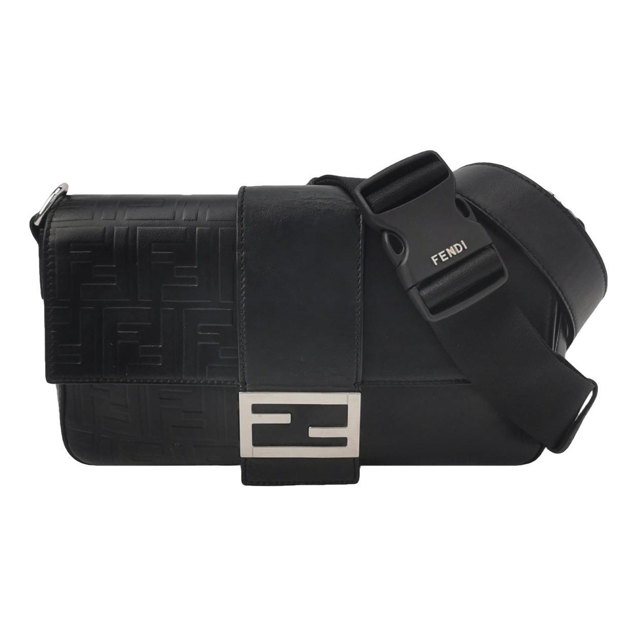 Baguette leather handbag
