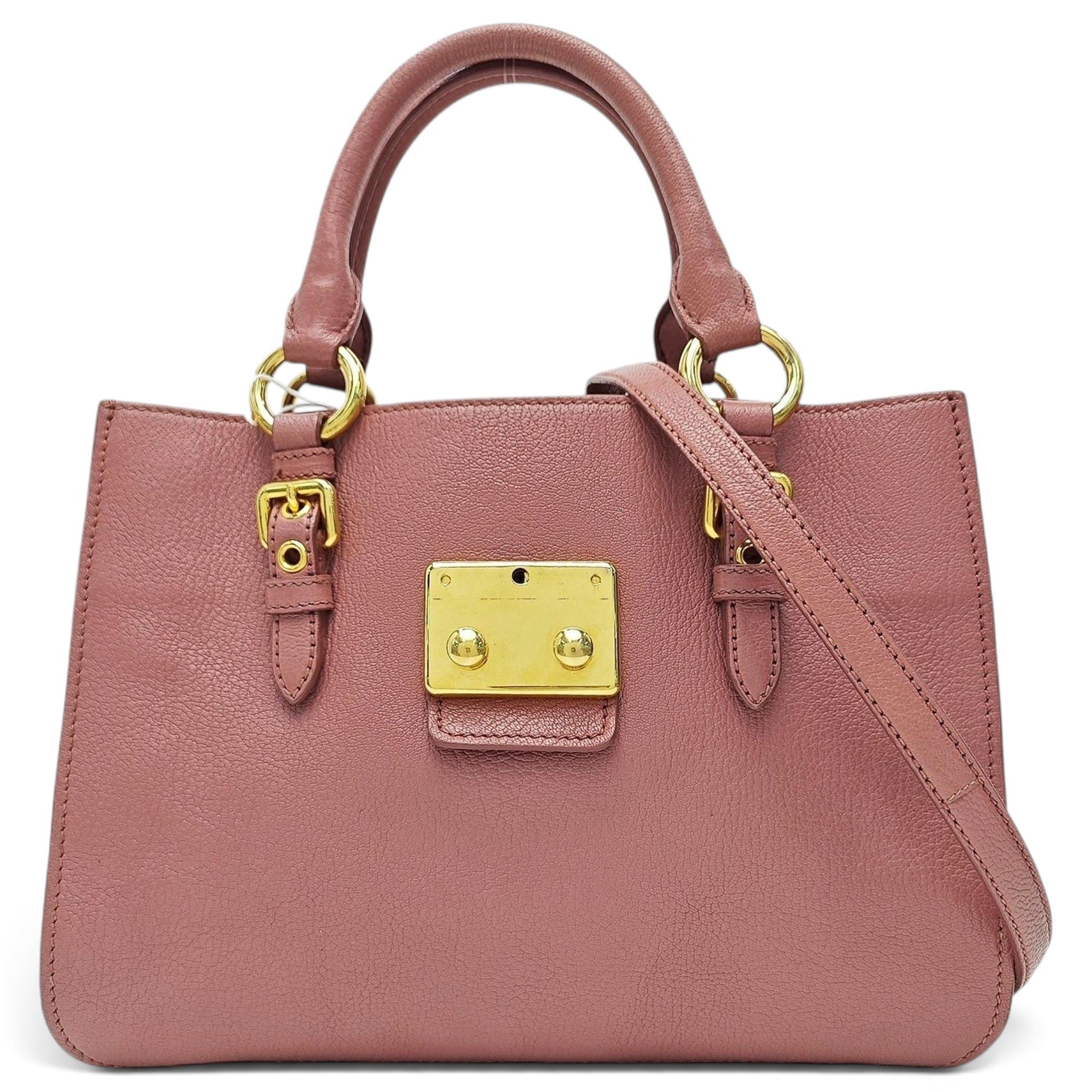 Leather handbag