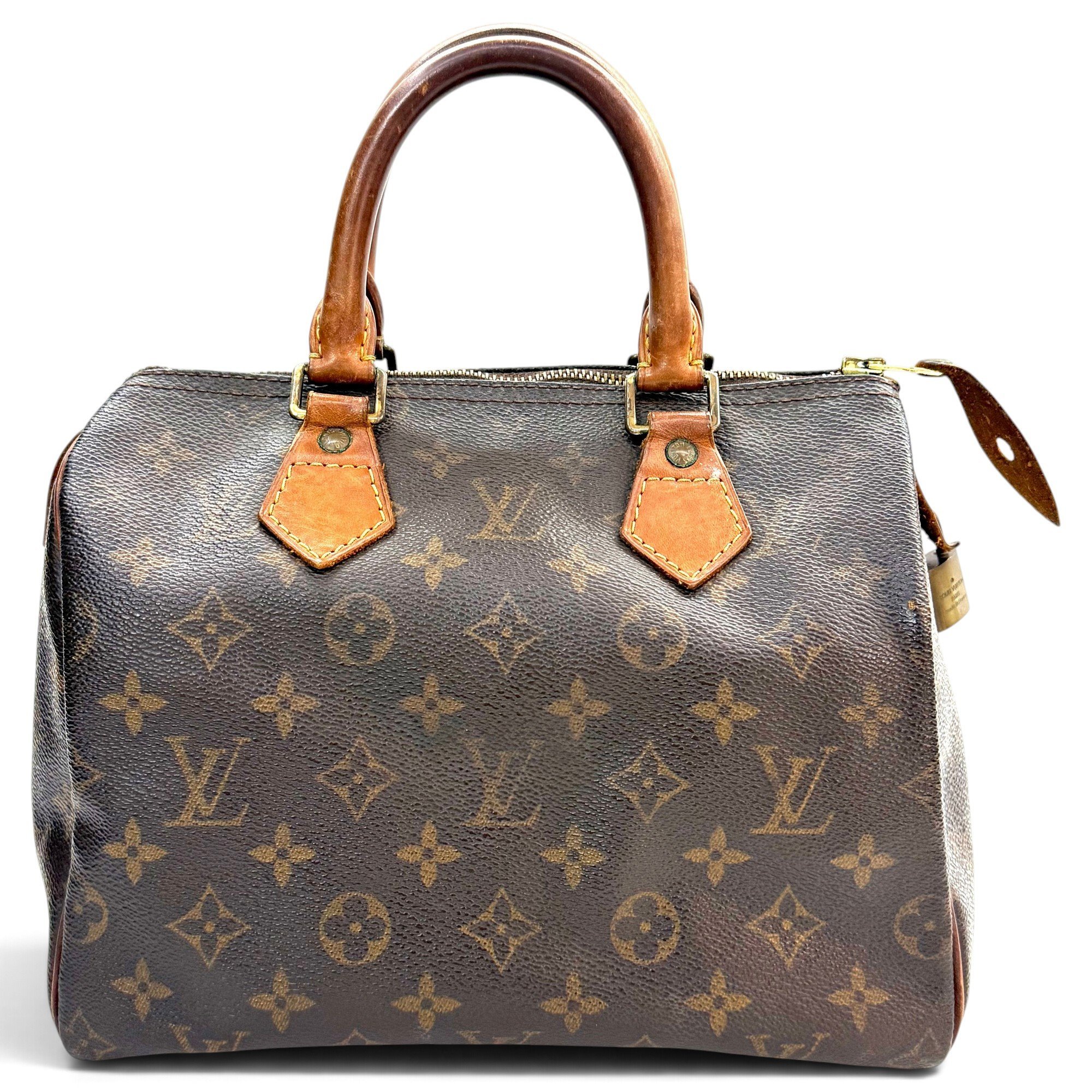 Speedy leather handbag