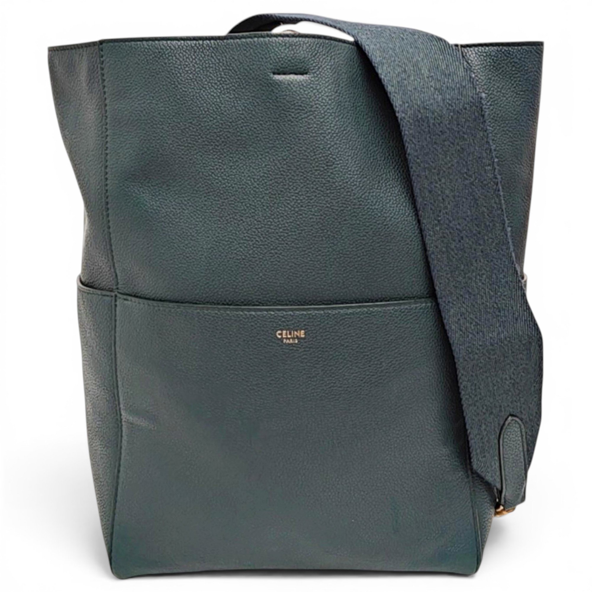 Seau Sangle leather handbag