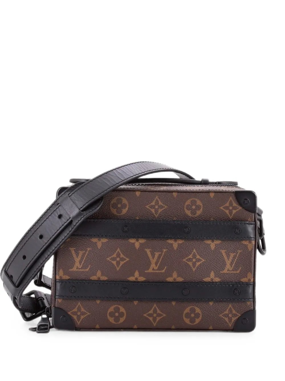Handle Soft Trunk Bag Macassar Monogram Canvas crossbody bag