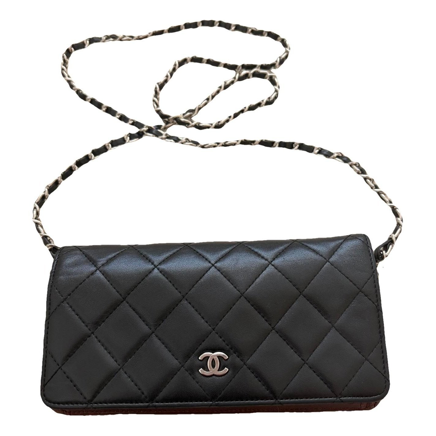 Wallet On Chain Timeless/Classique leather crossbody bag