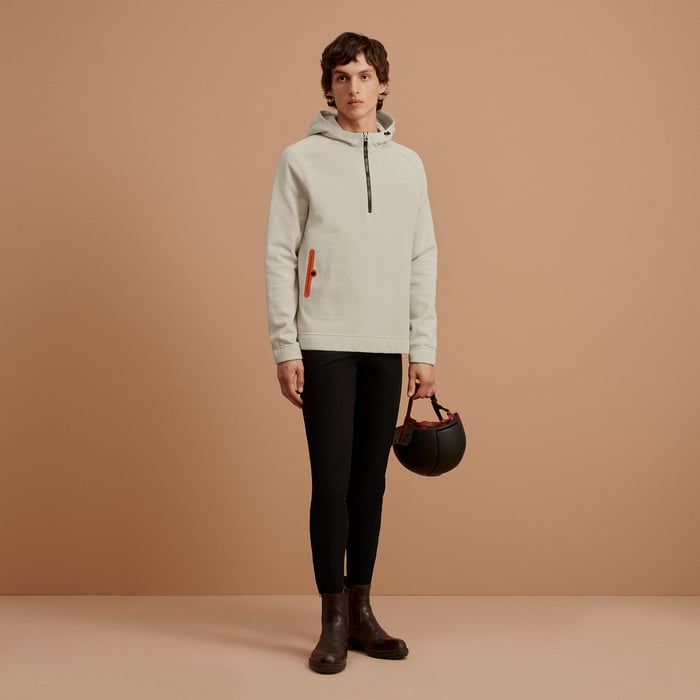 Gris Carrière Hermès Fit Sweatshirt