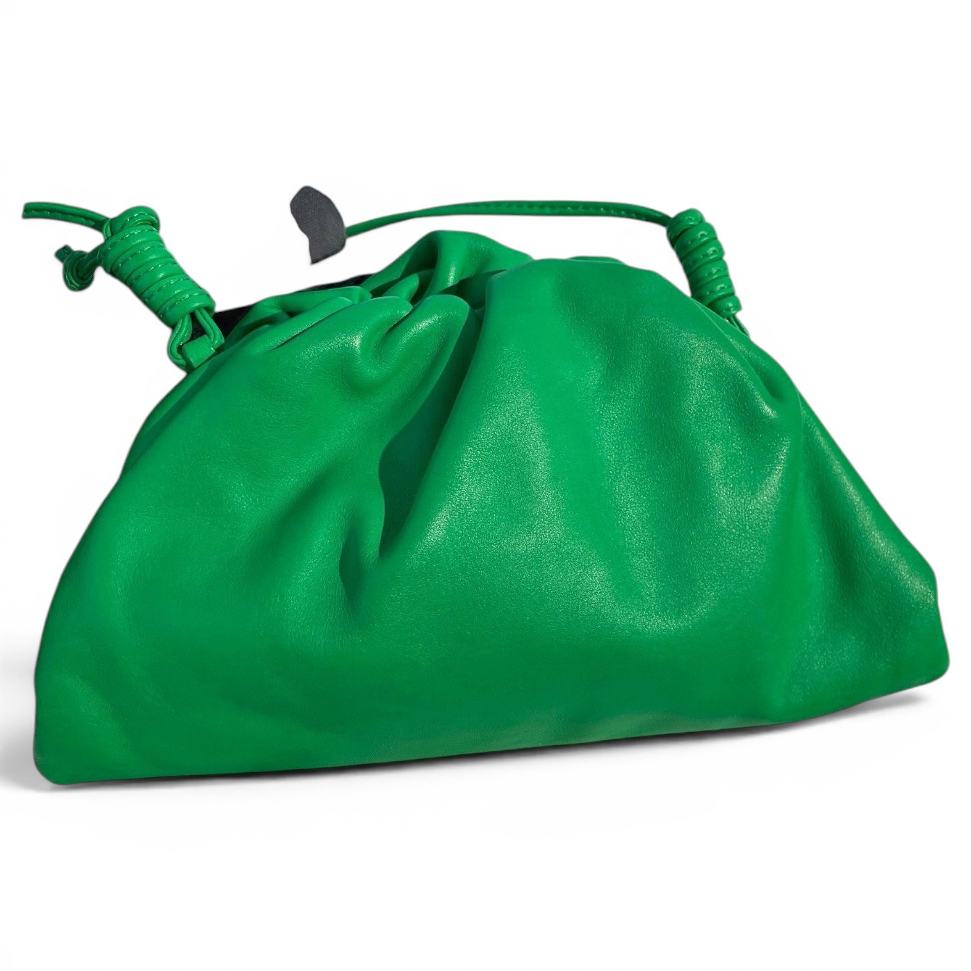Pouch leather handbag