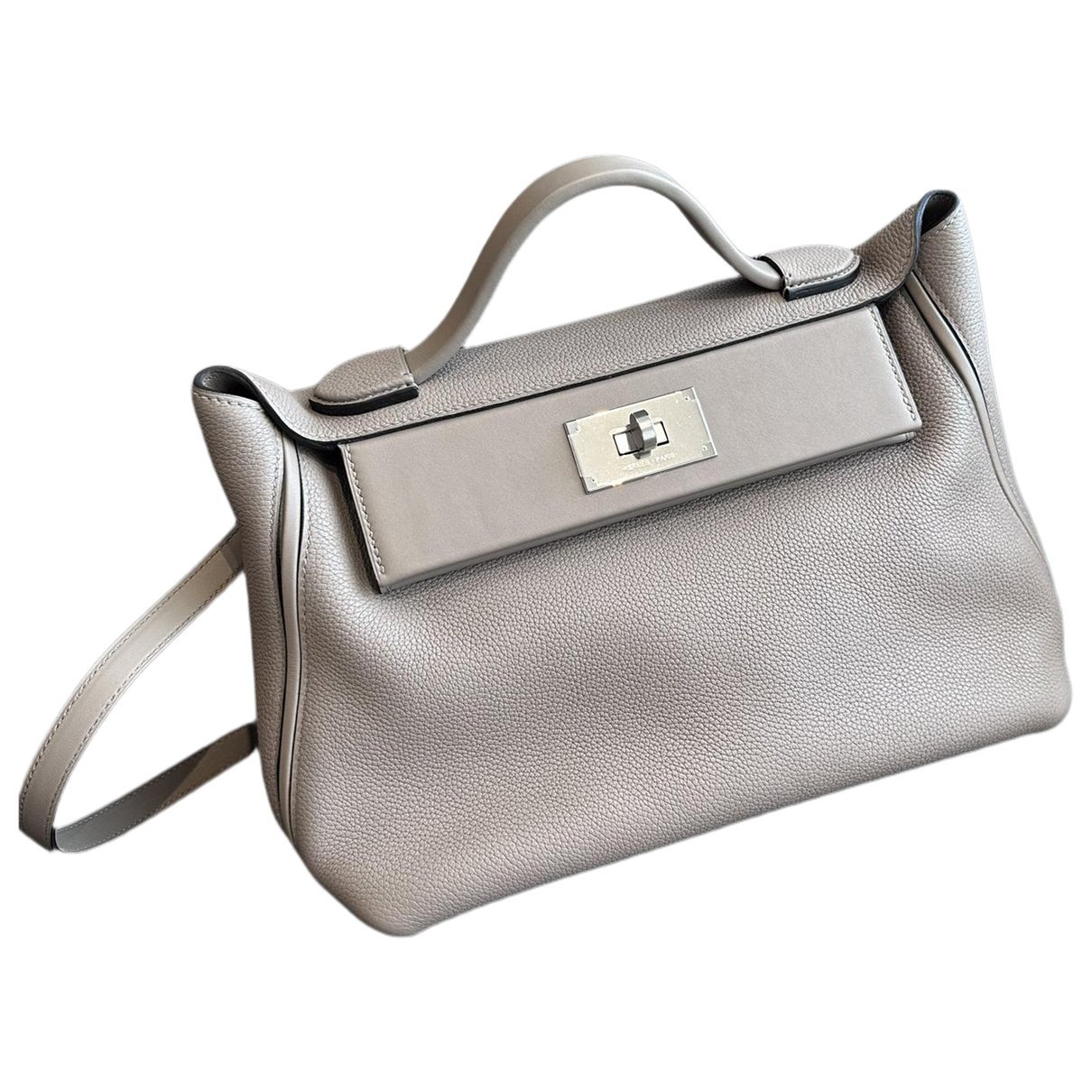 24/24 leather handbag