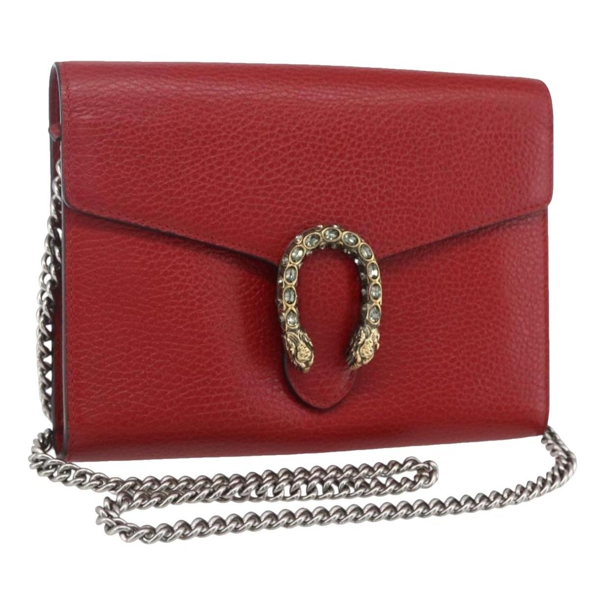 Dionysus Chain Wallet leather handbag