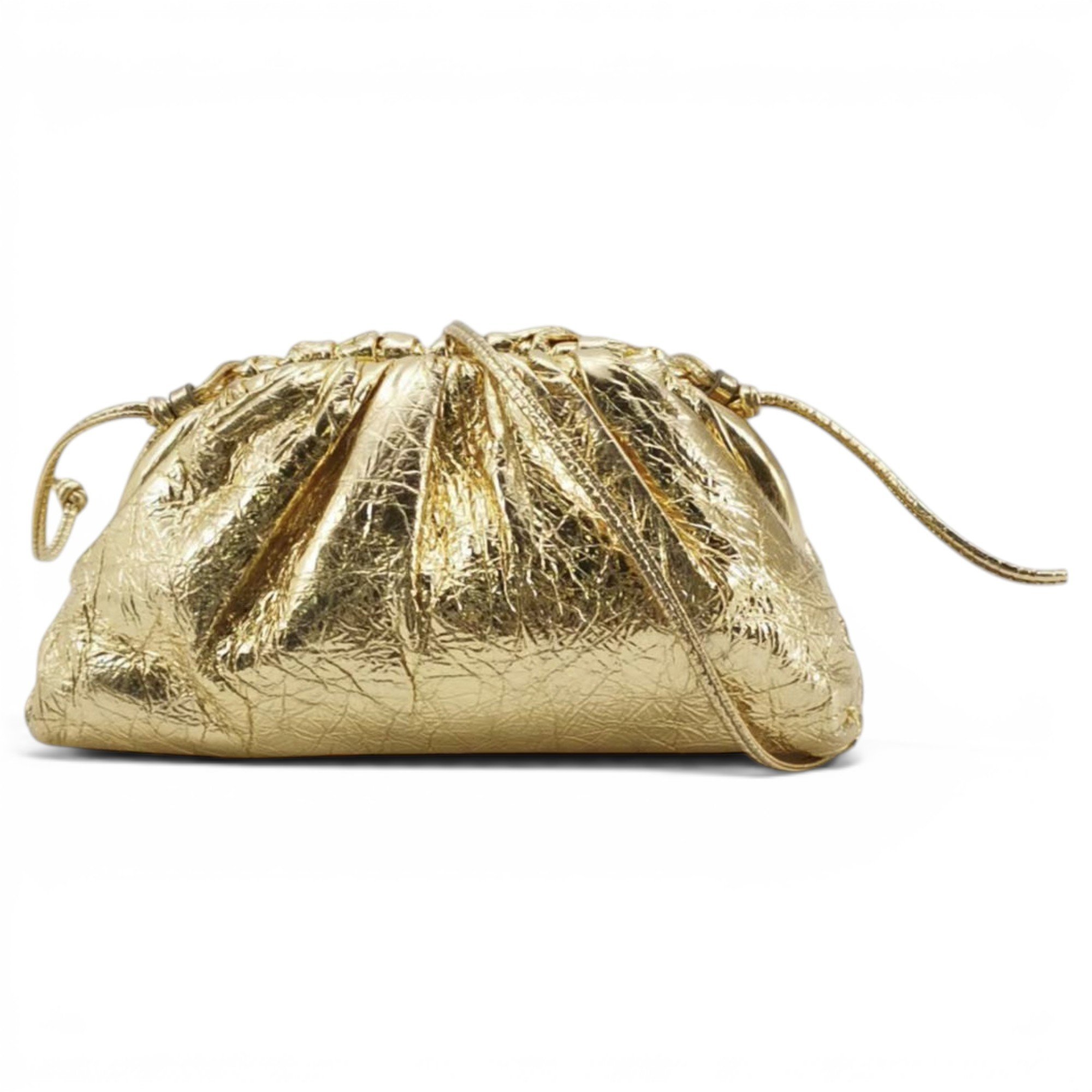 Pouch leather crossbody bag