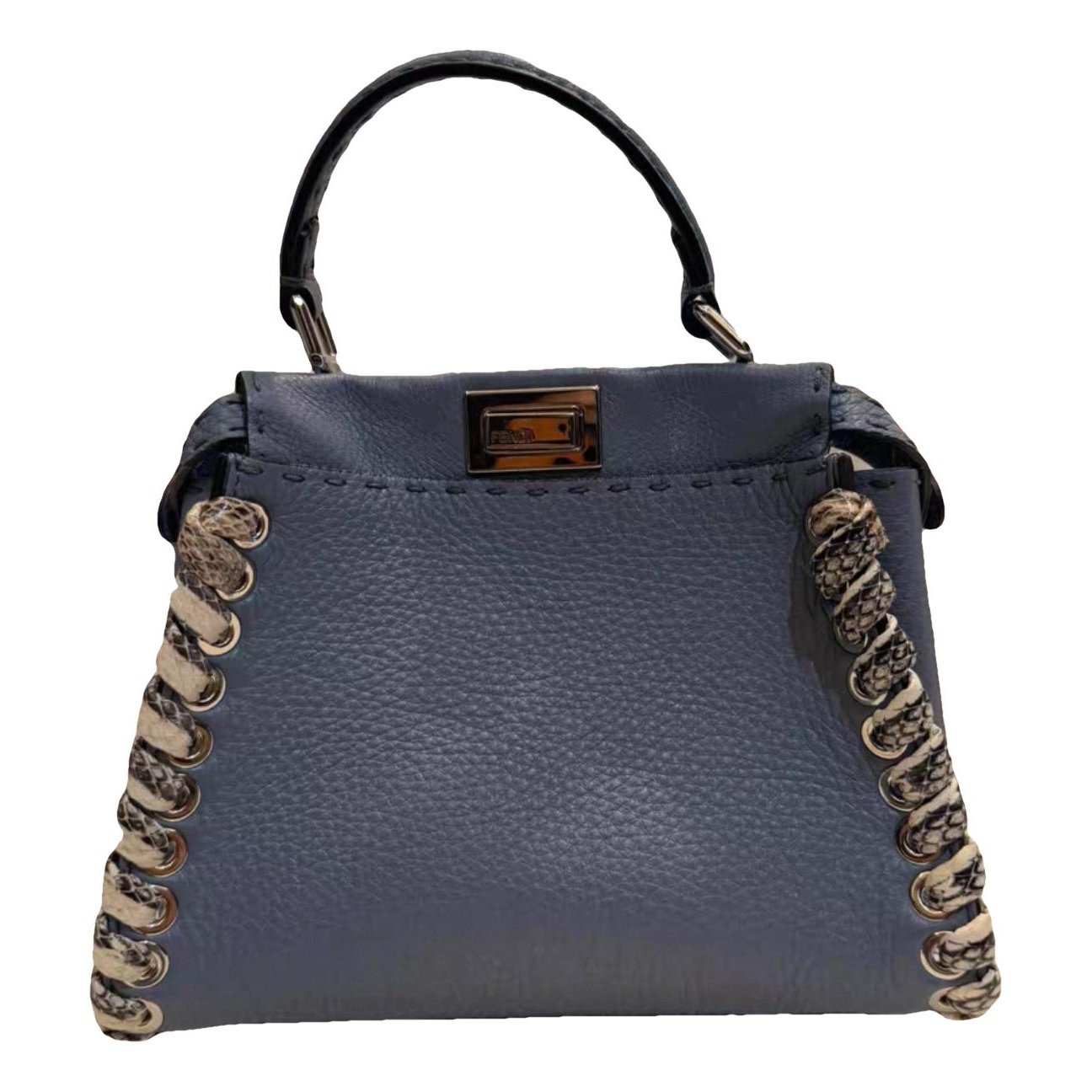 Peekaboo leather handbag