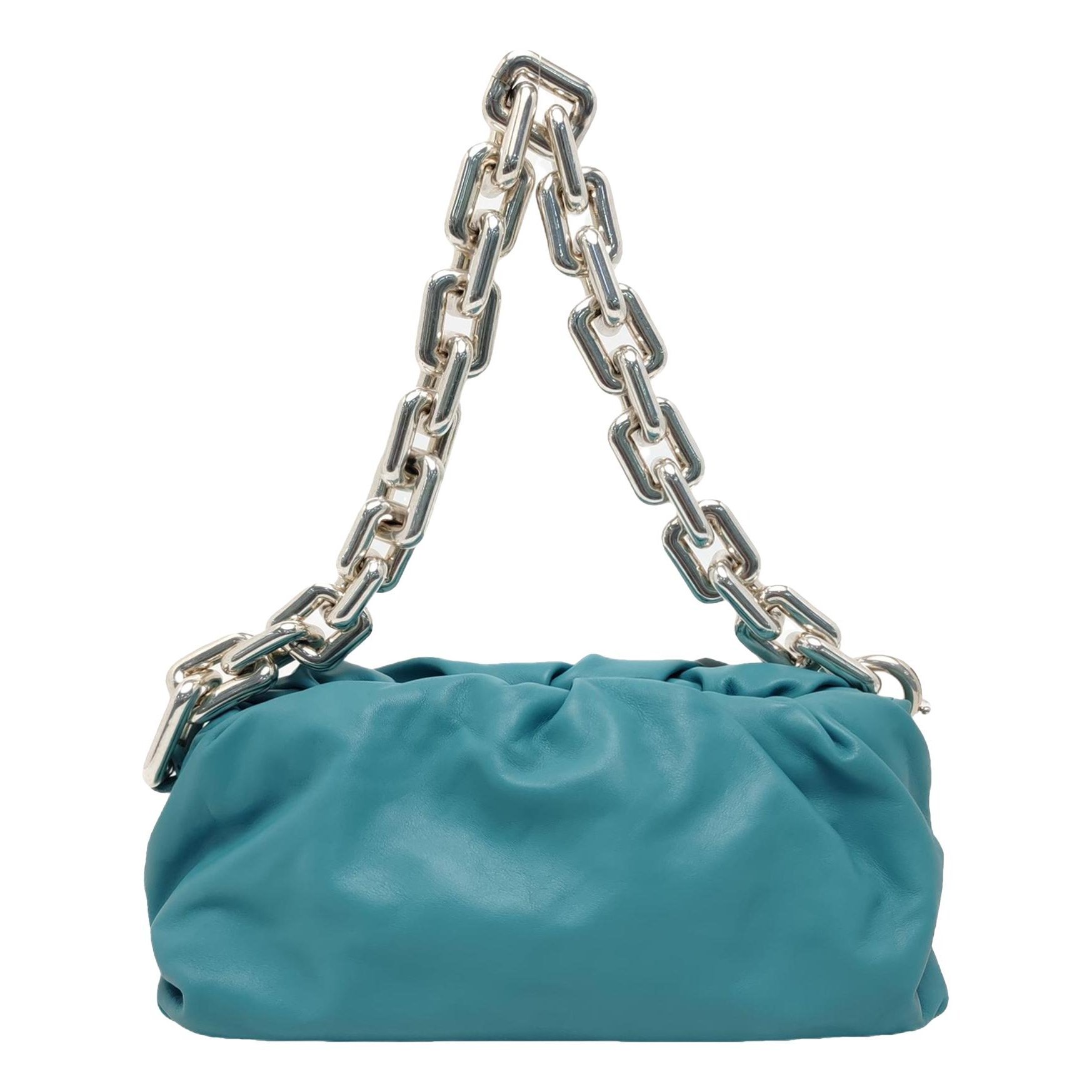 Chain Pouch leather handbag