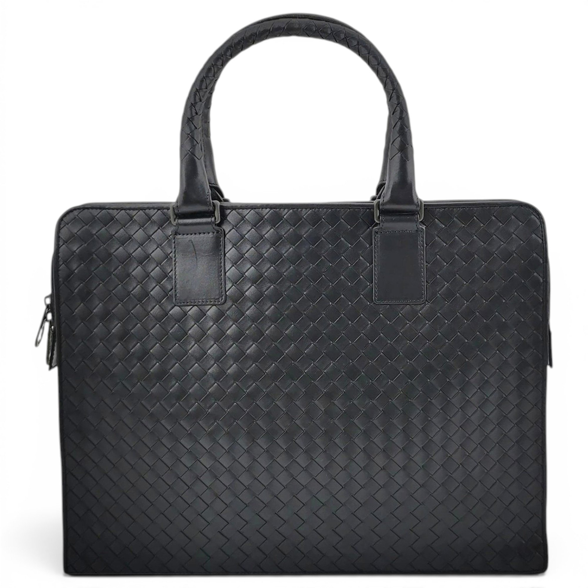 Leather tote