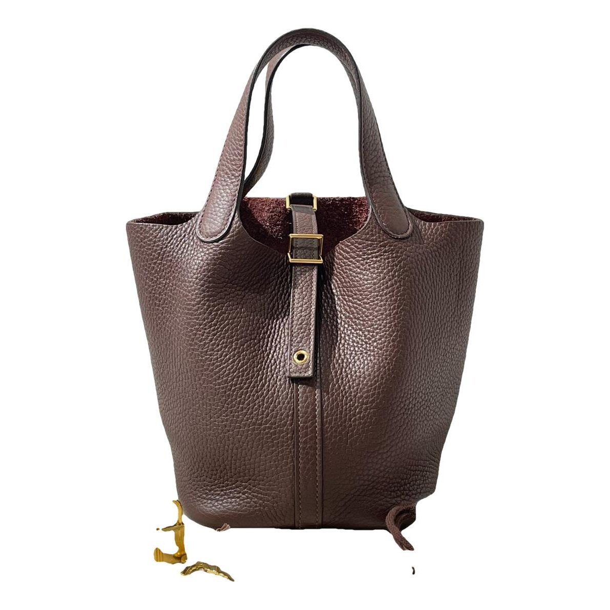 Picotin leather handbag