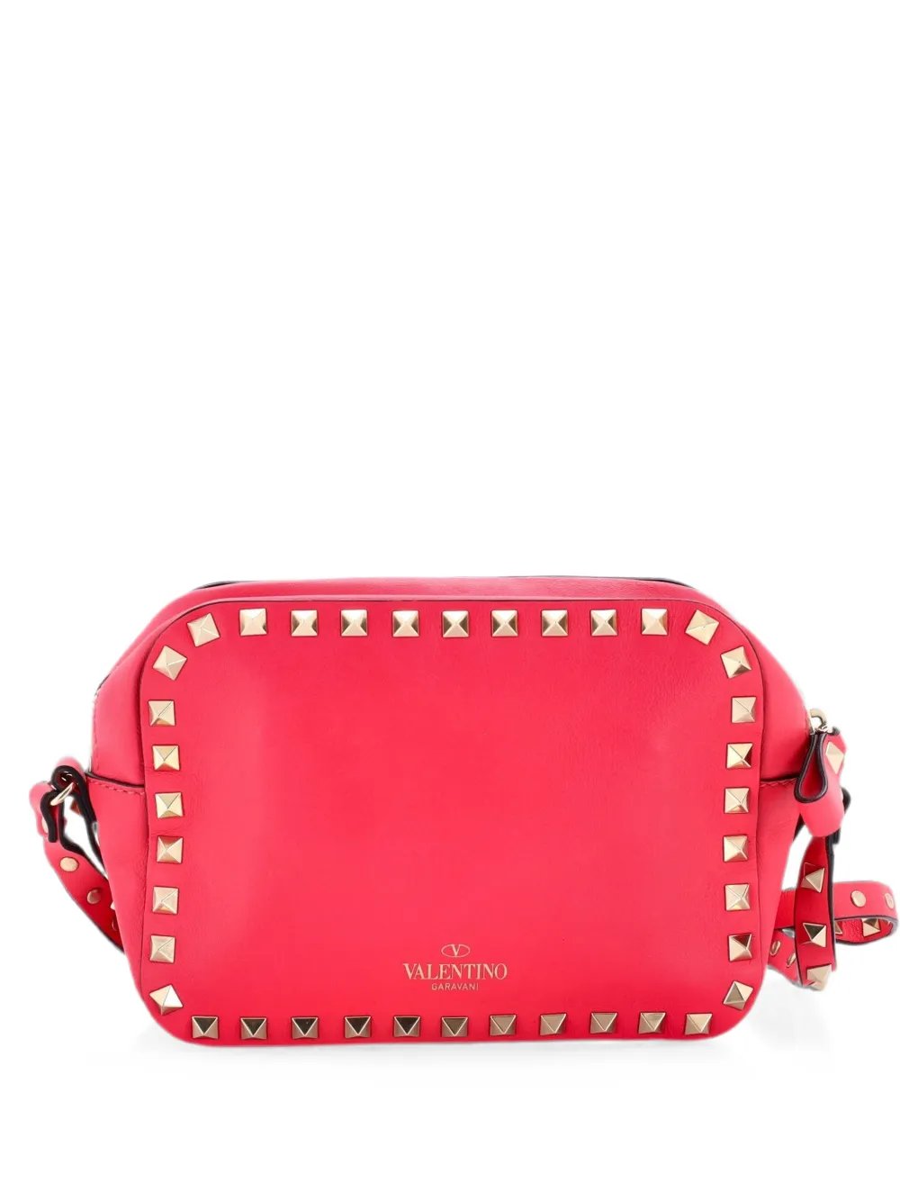 Rockstud Camera Leather crossbody bag