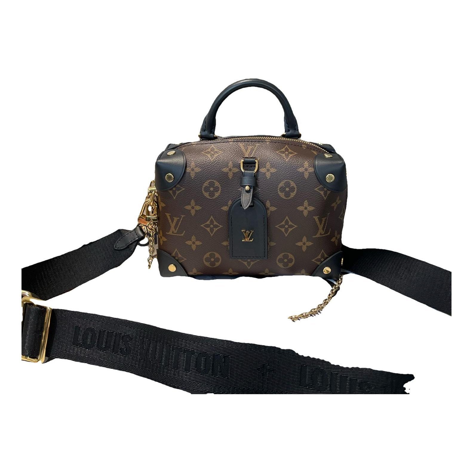 Petite Malle Souple leather handbag