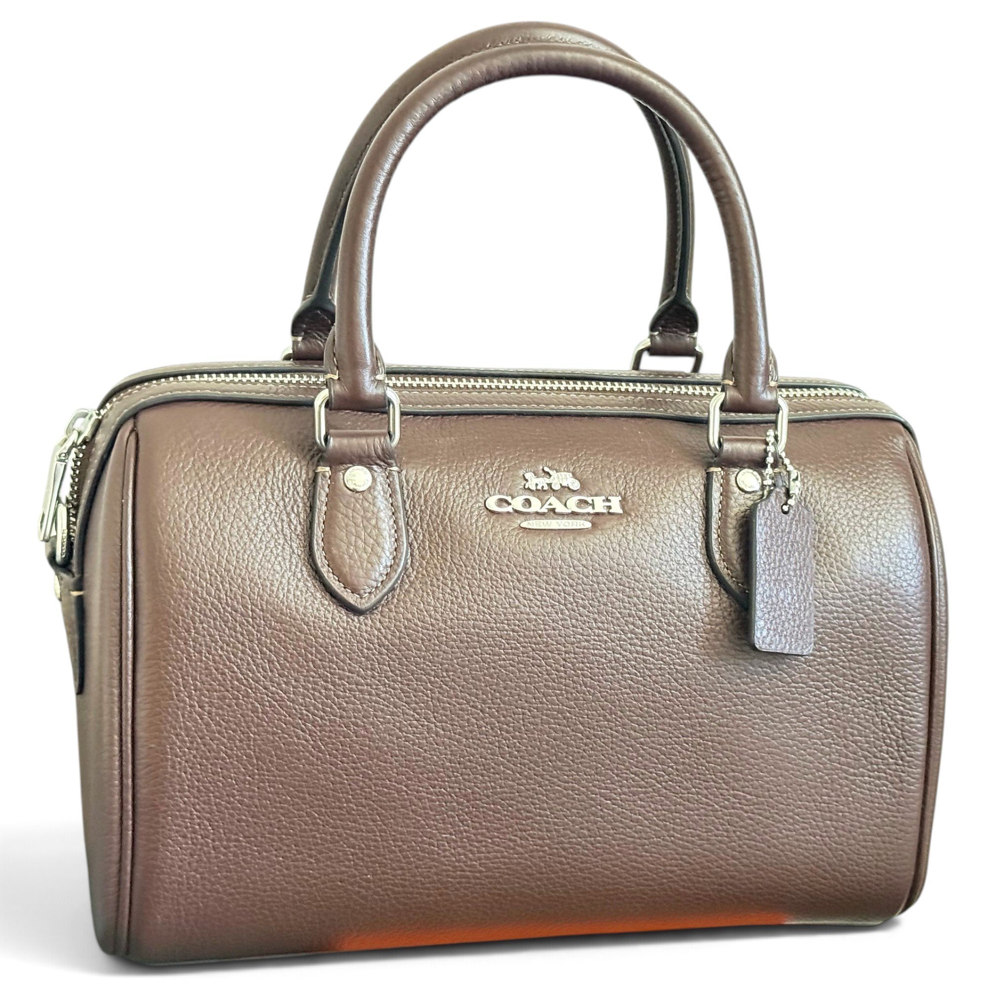 Leather satchel