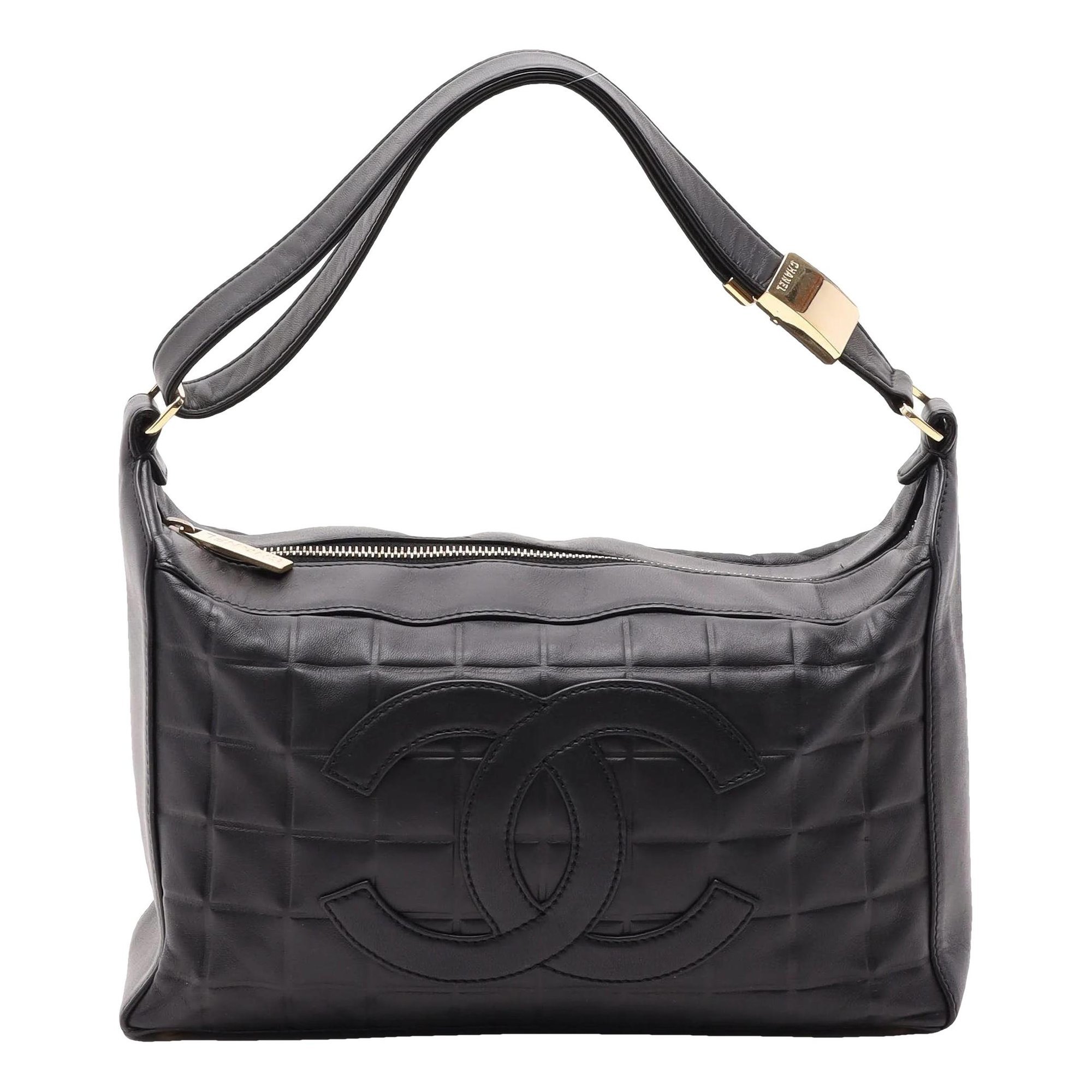 East West Chocolate Bar leather handbag