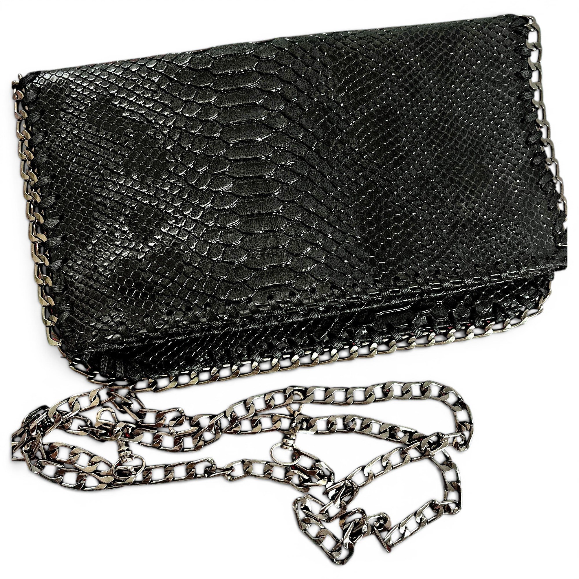 Falabella vegan leather clutch bag