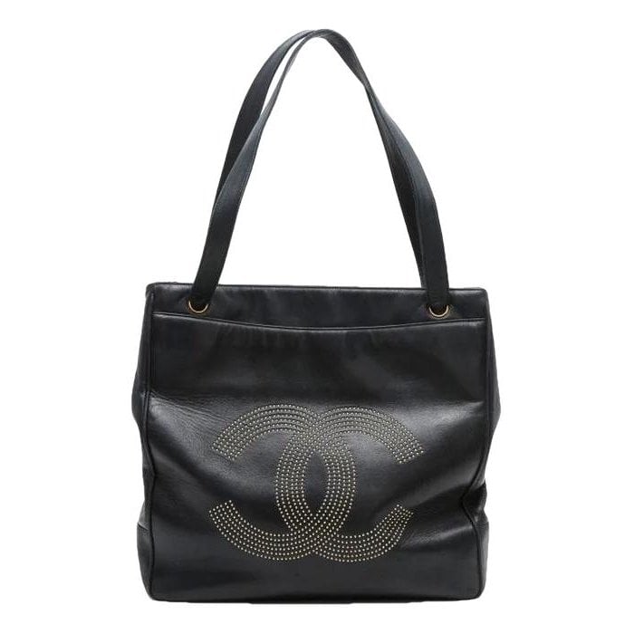 Trendy CC leather tote