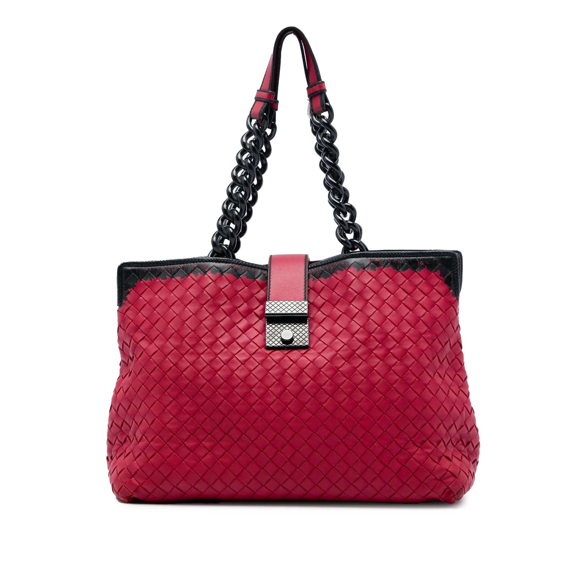 Leather tote