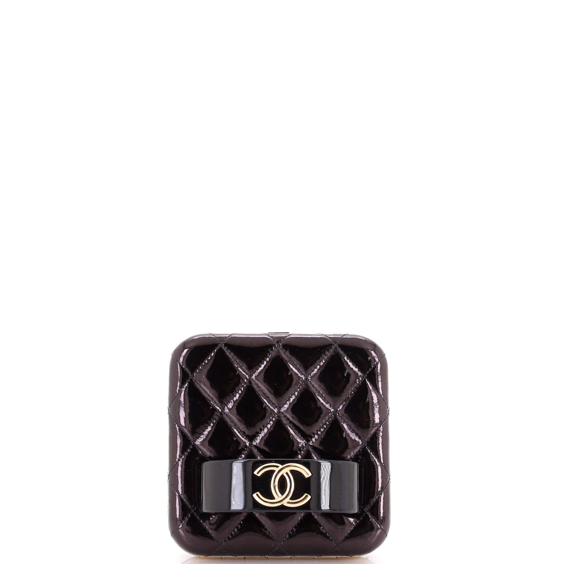 CC Handle Minaudiere Quilted Patent