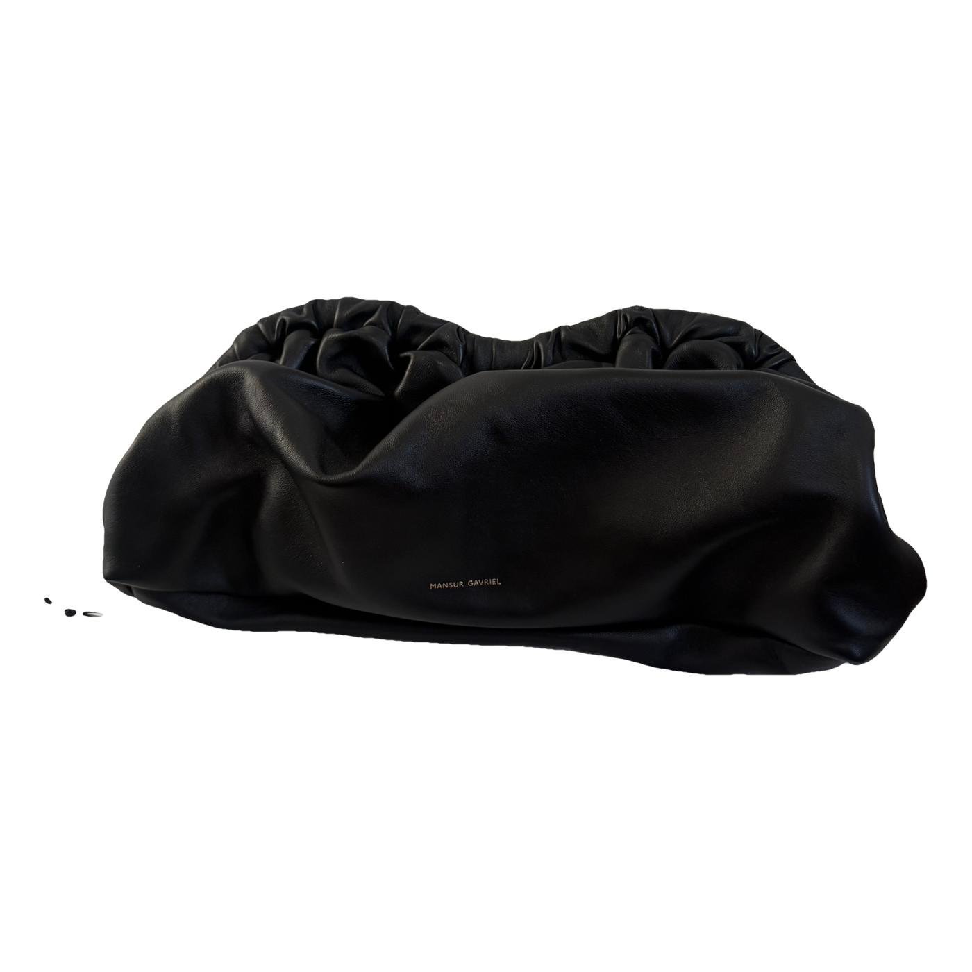 Cloud leather clutch bag