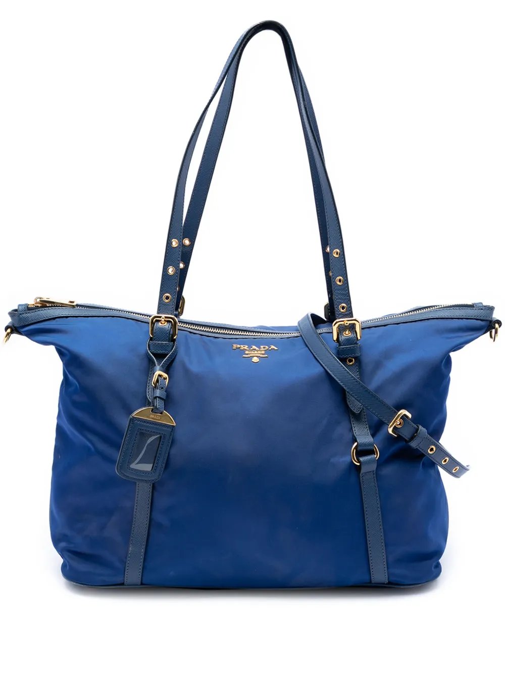 2010-2026 Saffiano Trimmed Tessuto satchel