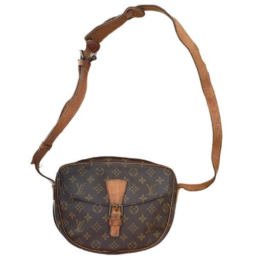 Jeune fille leather crossbody bag