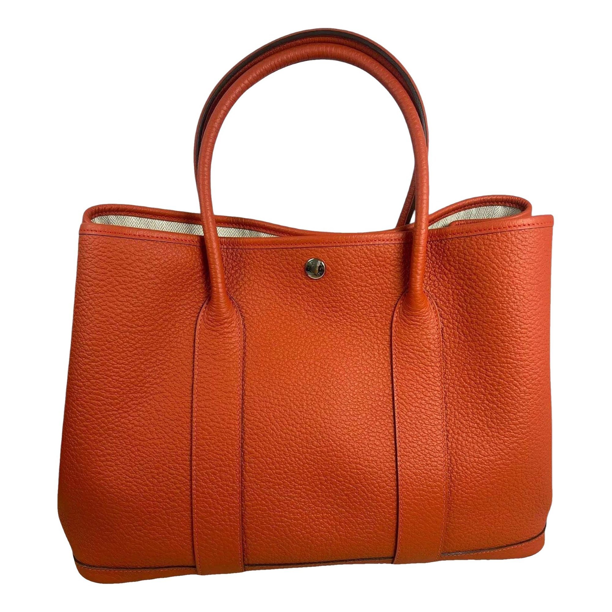 Garden Party leather handbag
