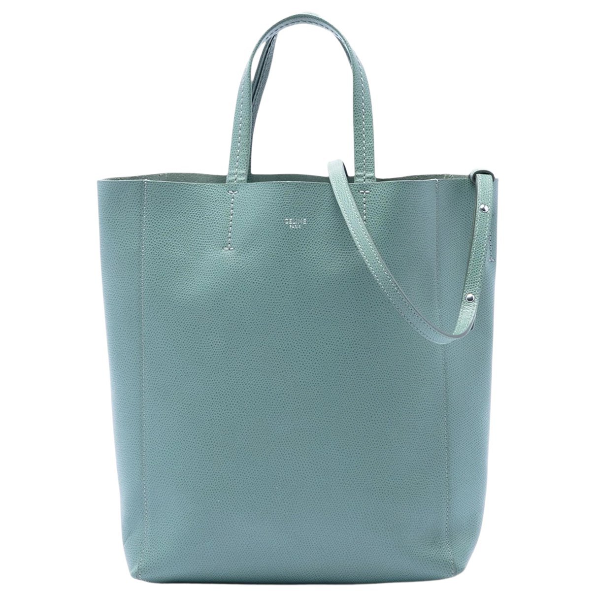 Cabas leather tote